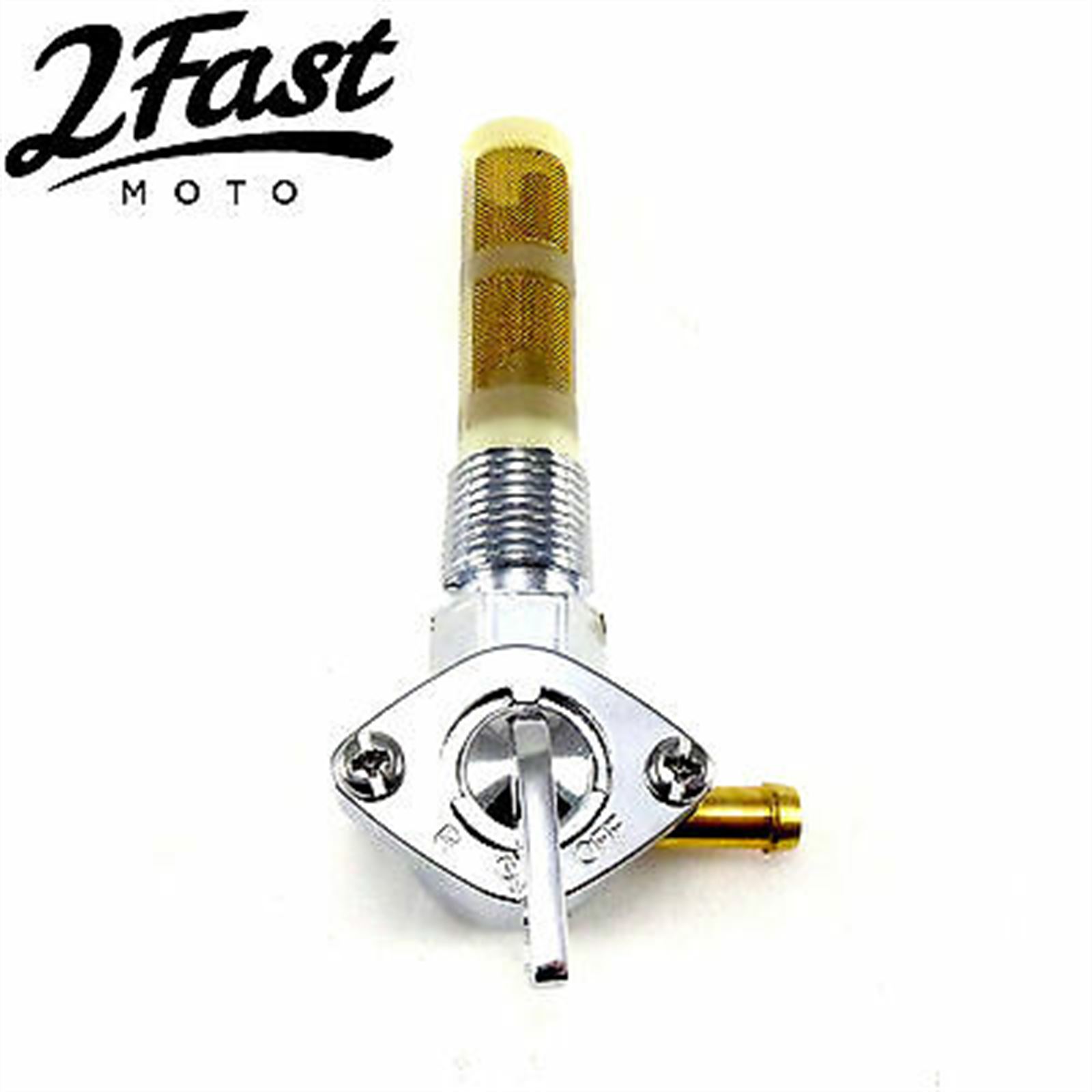 Fastmoto Gas Tank Chrome Petcock Fuel Valve Npt Bungs Harley Xl