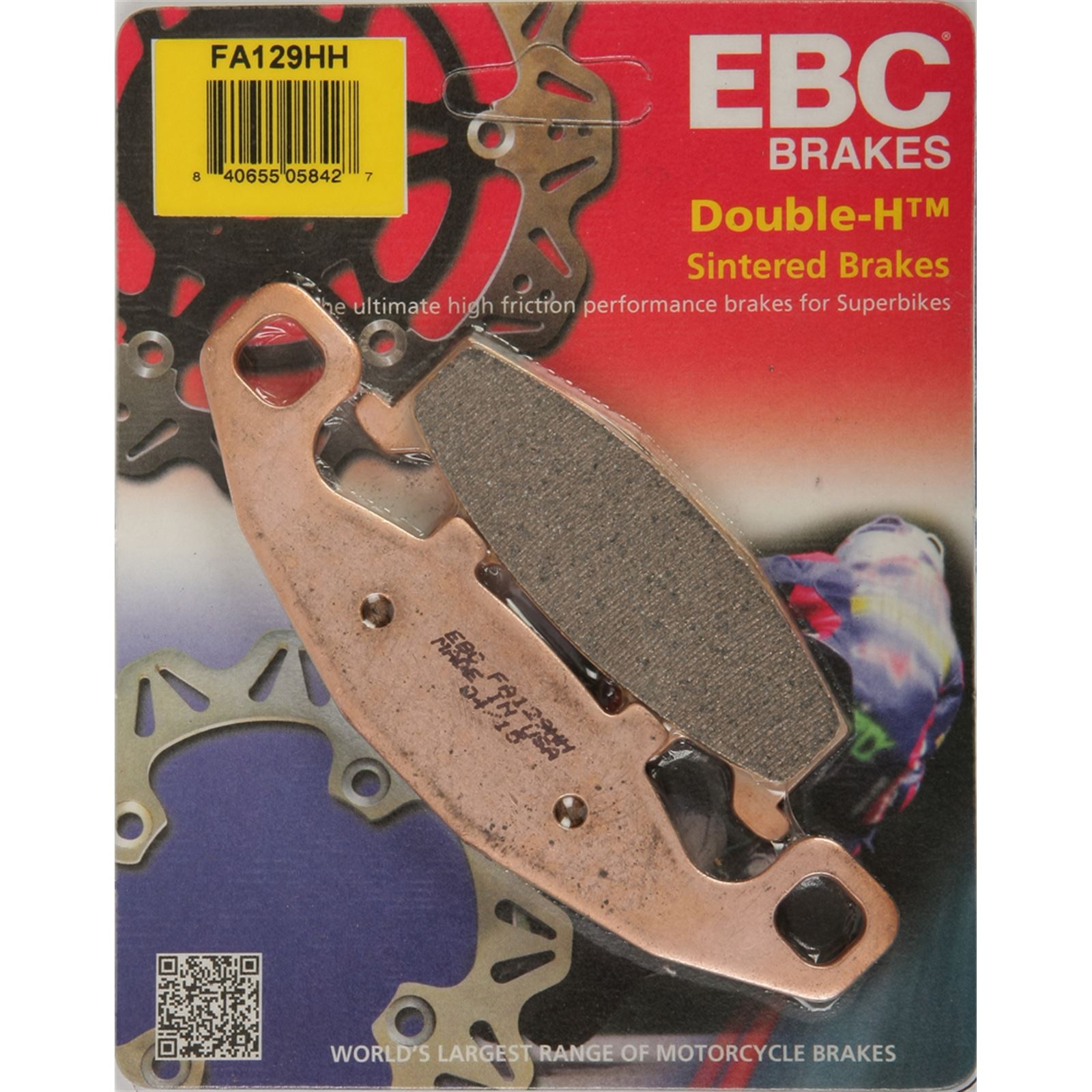コア EBC Brakes Organic Brake Pads - Motorcycle, ATV / UTV