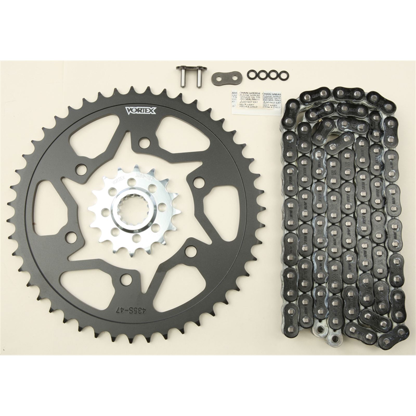 Vortex Performance Links Chain & Sprocket Kit