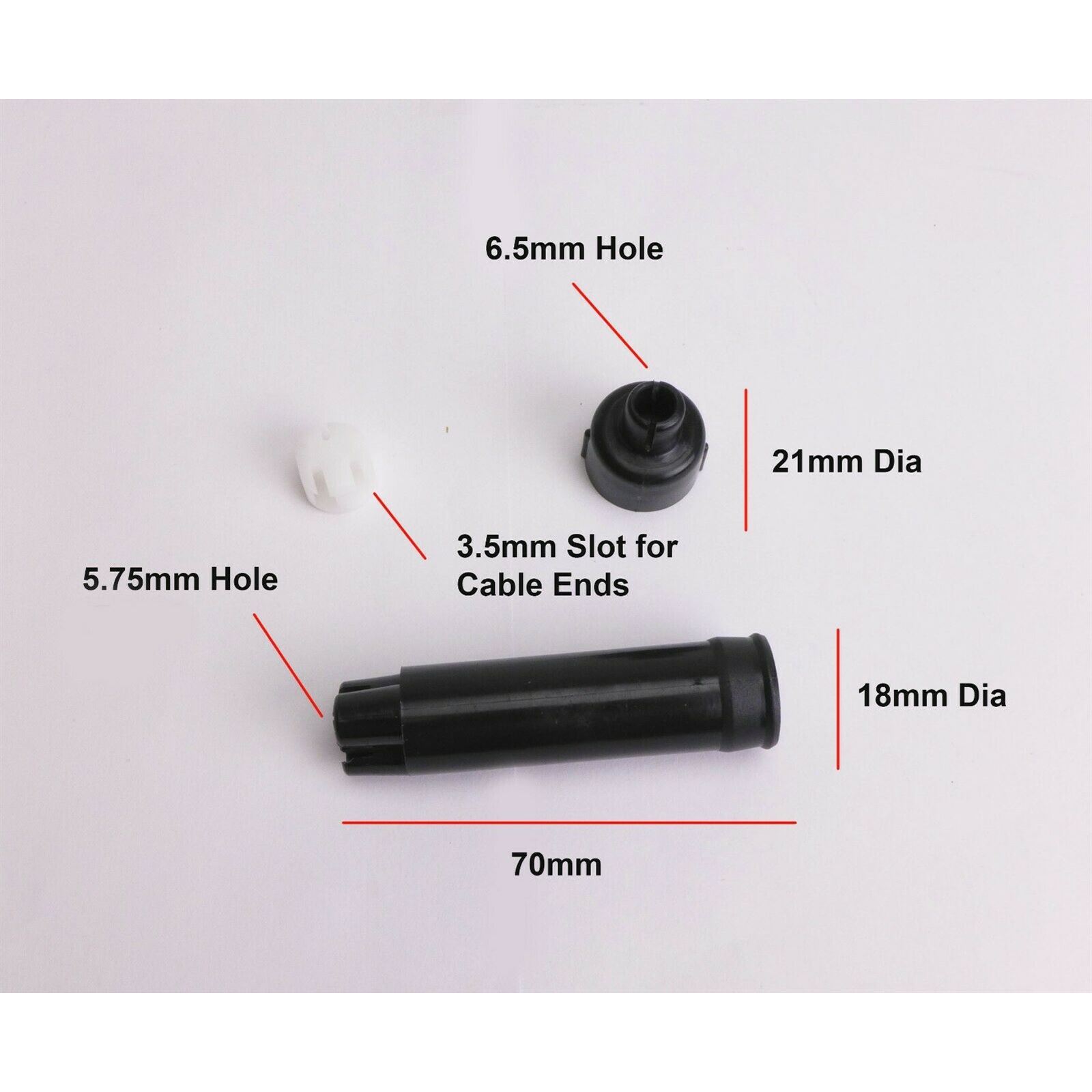 2FastMoto Wire Throttle Cable Splitter Connector Sleeve Joint Café