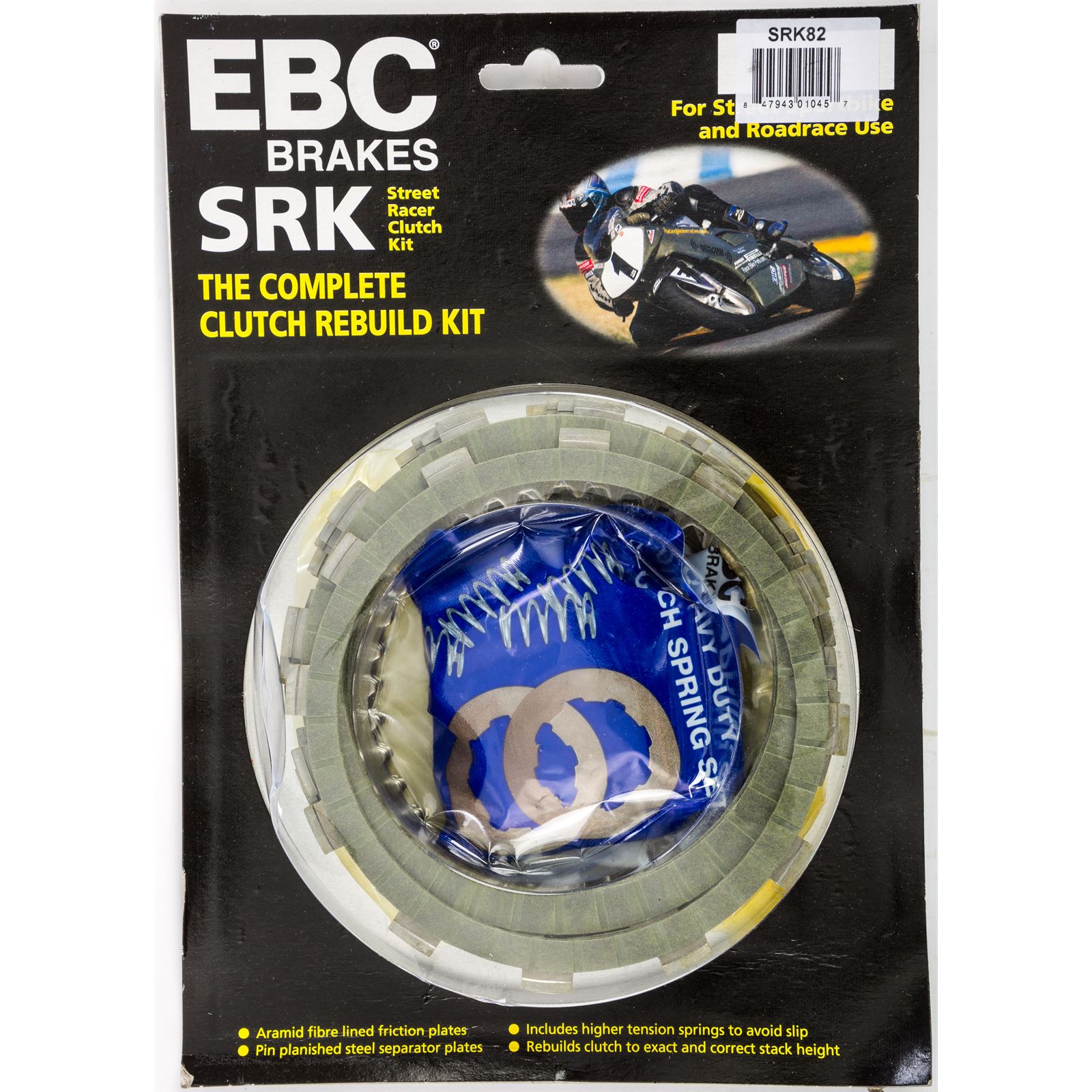 EBC Brakes SRK24 SRK Clutch with Steel Separator Plates and Springs