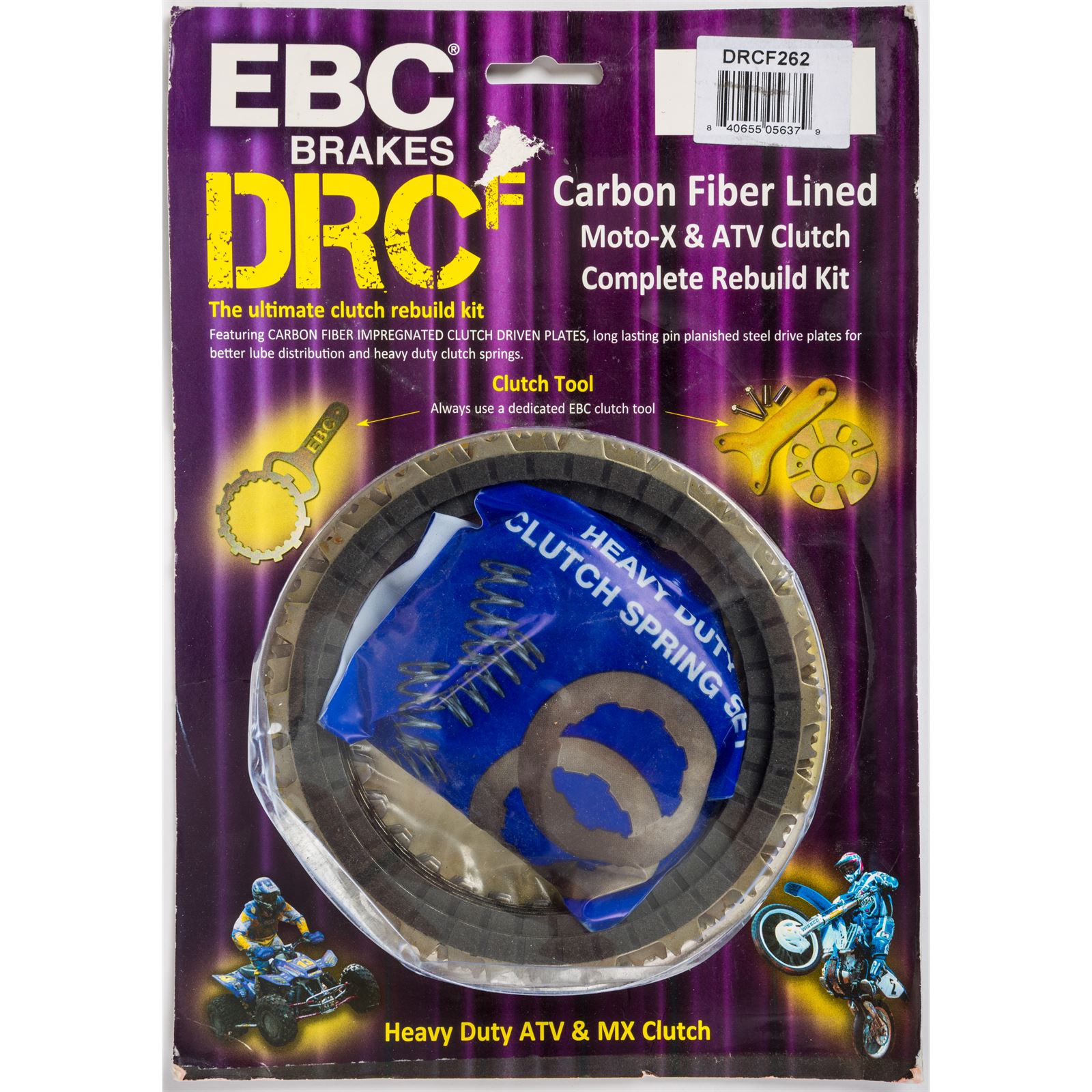 EBC Brakes Dirt Racer Carbon Fiber Clutch Kit