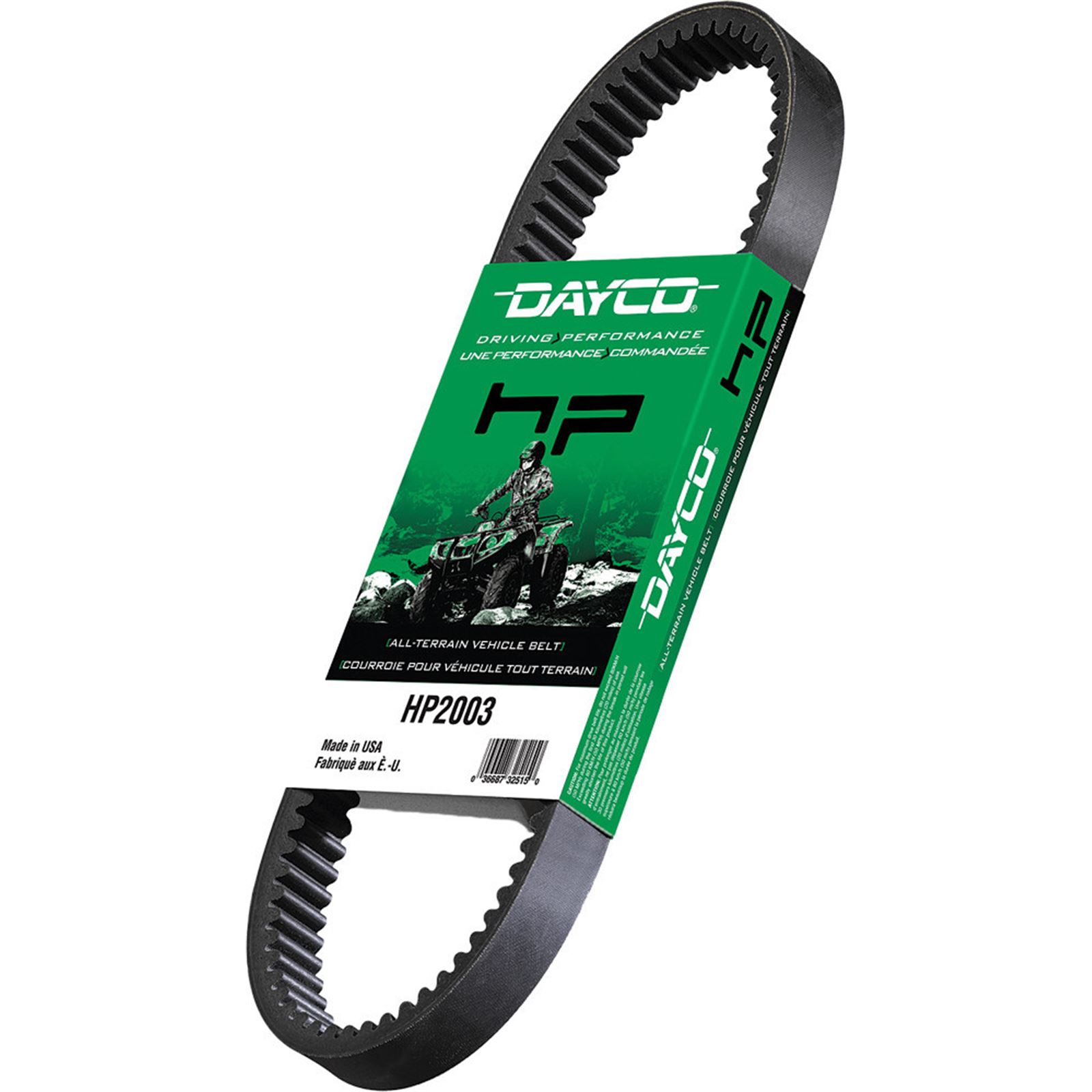 Dayco HP Drive Belt Motorcycle, ATV / UTV & Powersports Parts The
