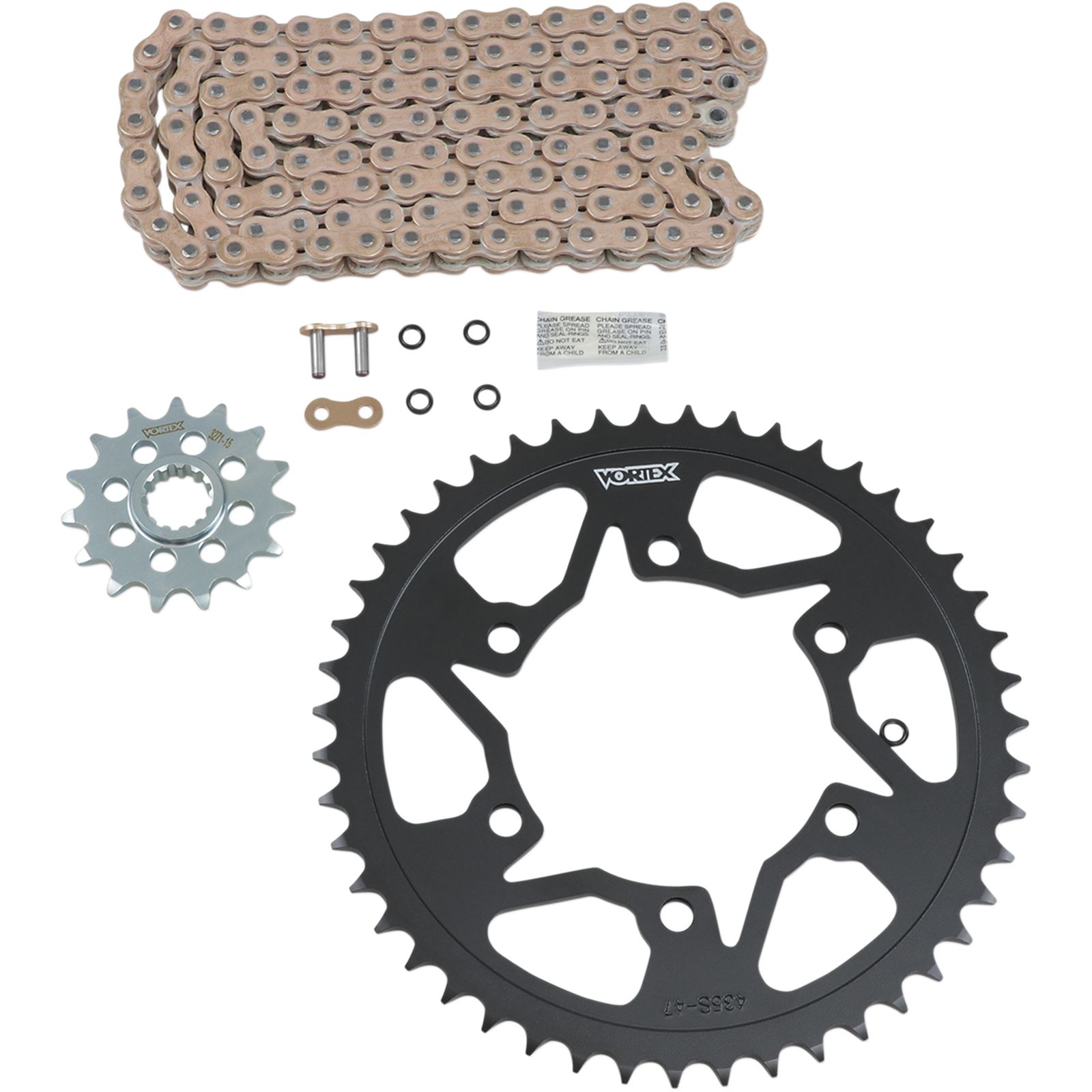 Vortex Performance Links Chain & Sprocket Kit