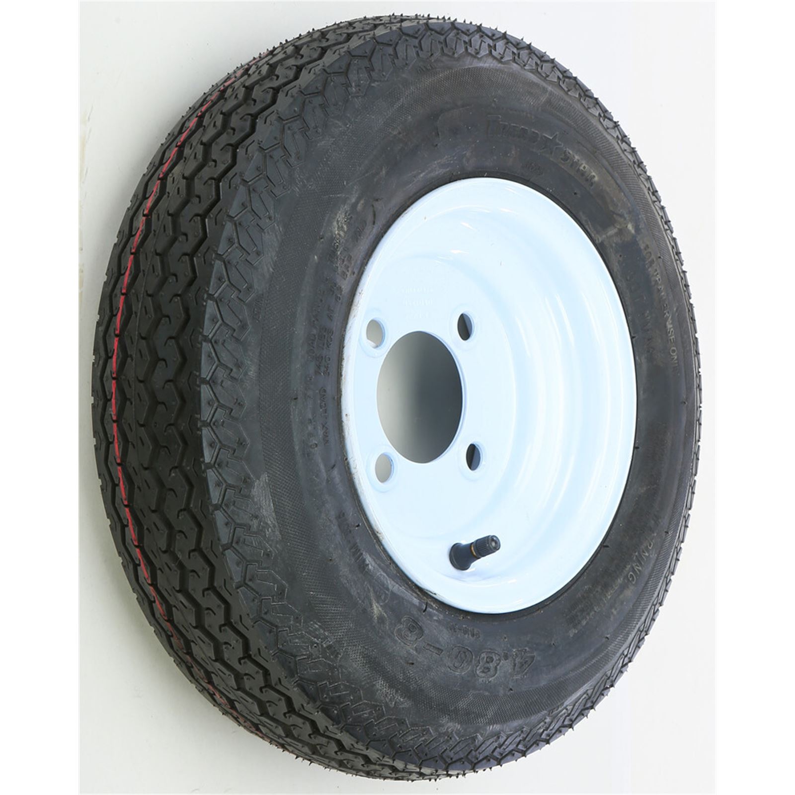 AWC Trailer Tire And Wheel Assembly White