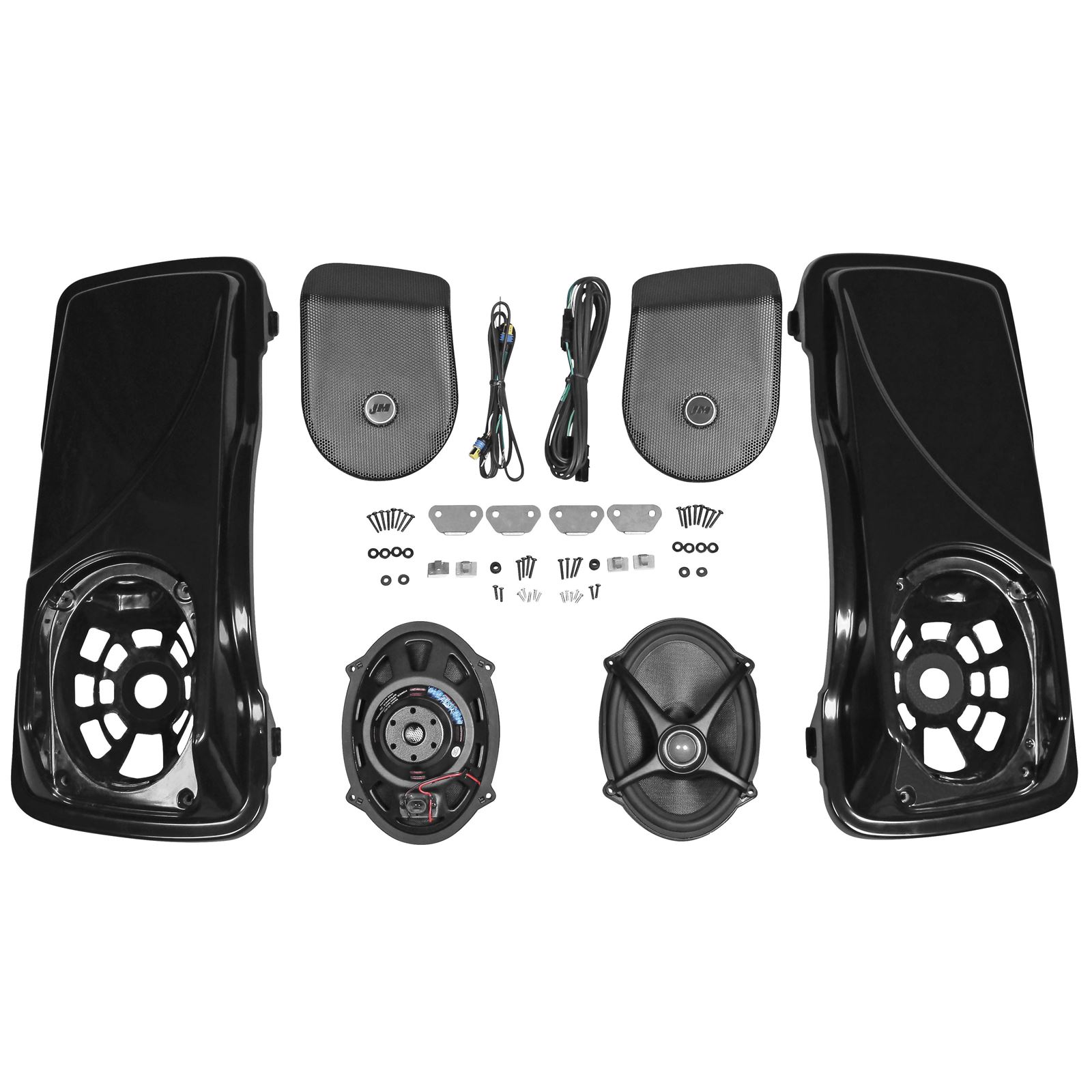 J M Rokker XXR Saddlebag Lid Speaker Kit