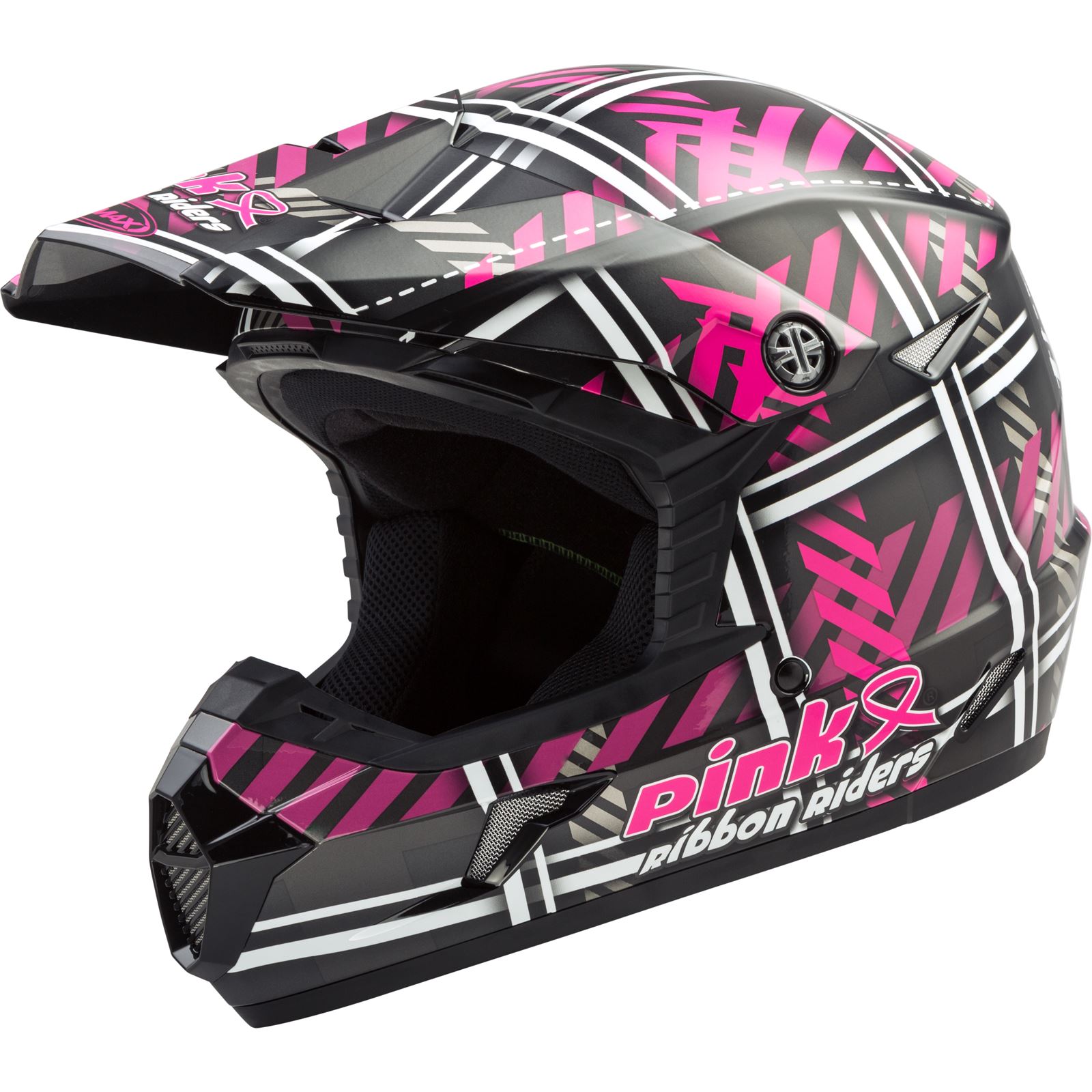 GMax MX-46 Pink Ribbon Riders Helmet