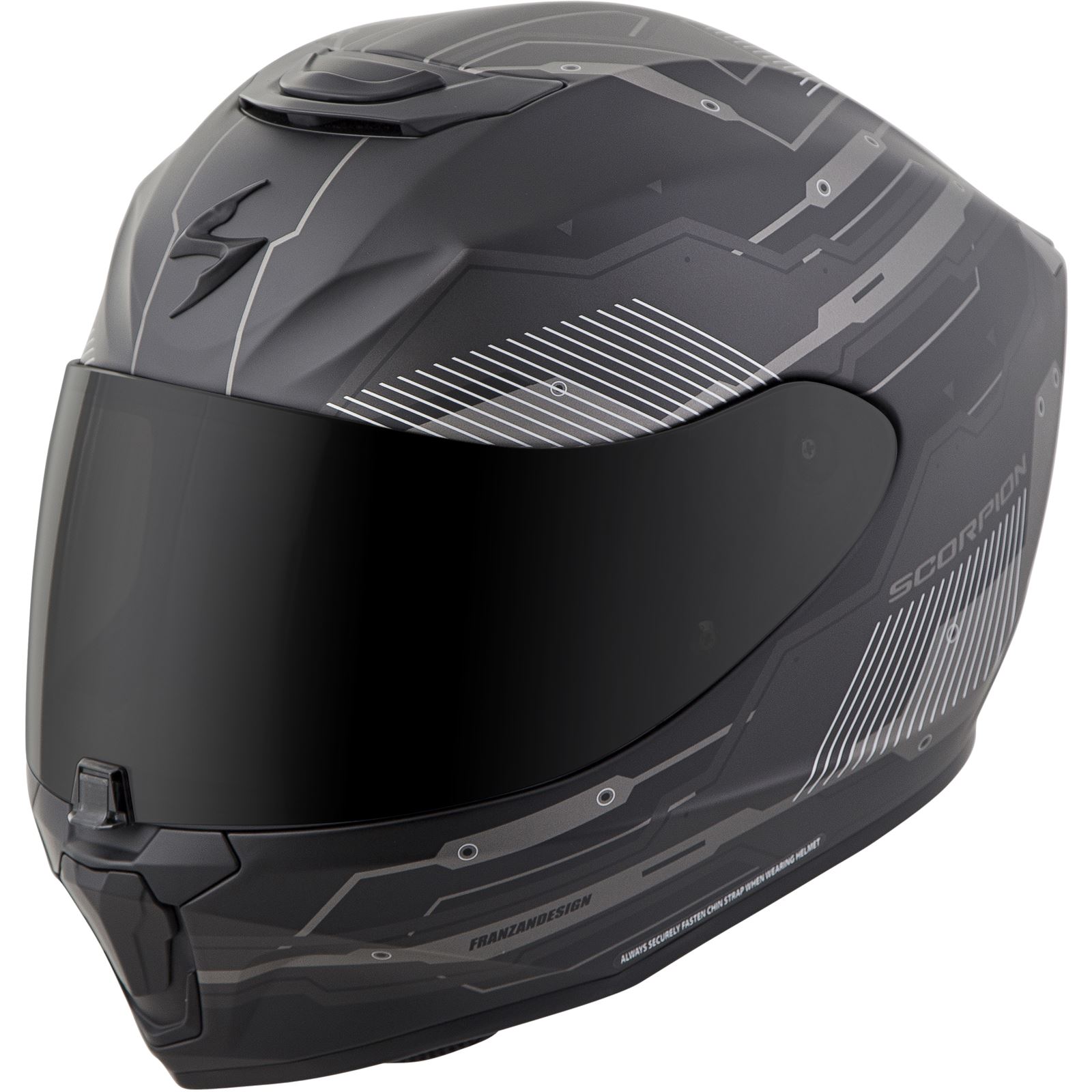 full face helmet with mirror visor