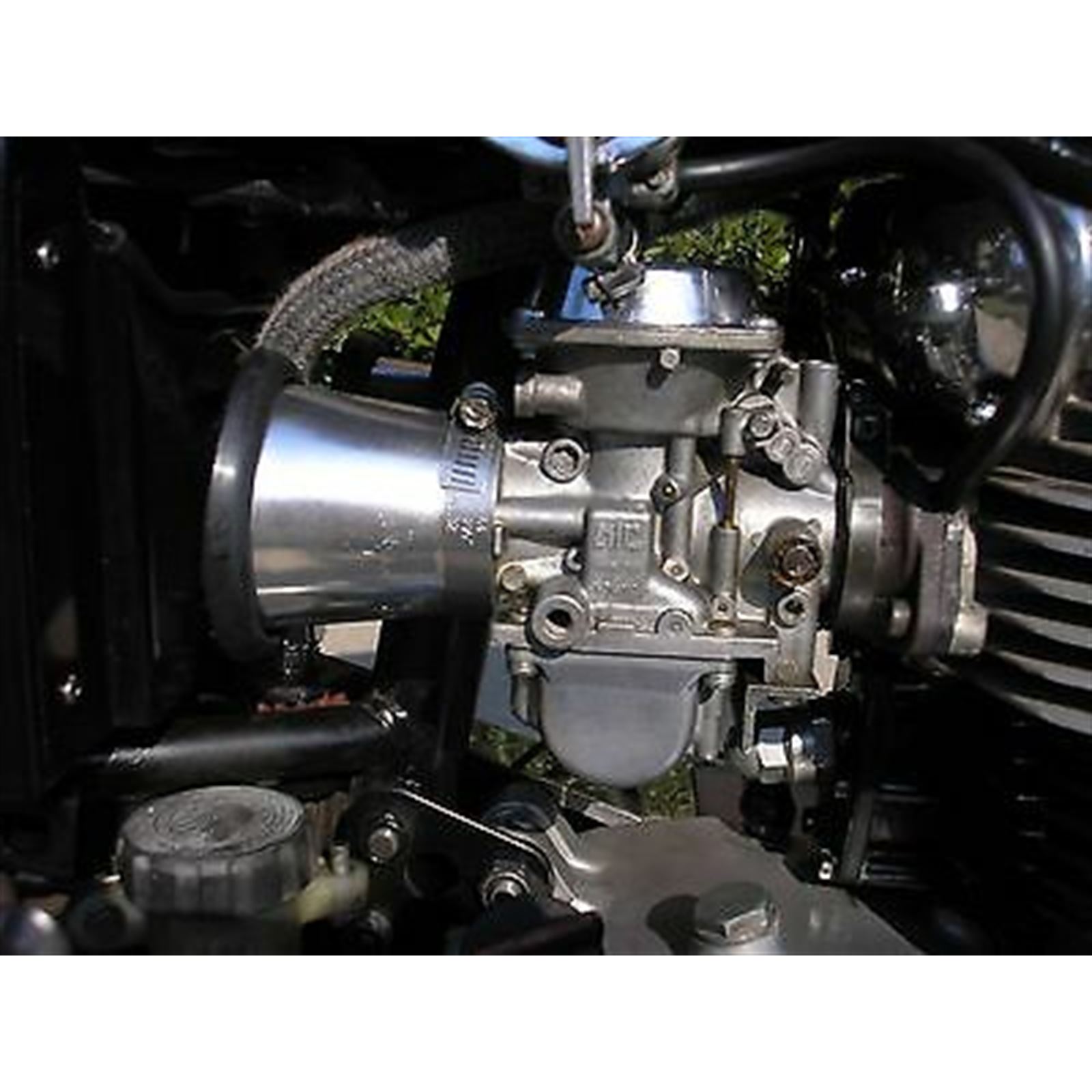 Fastmoto Velocity Stack Motorcycle Air Intake Filter Guzzi Cafe Racer Bobber V Motorcycle