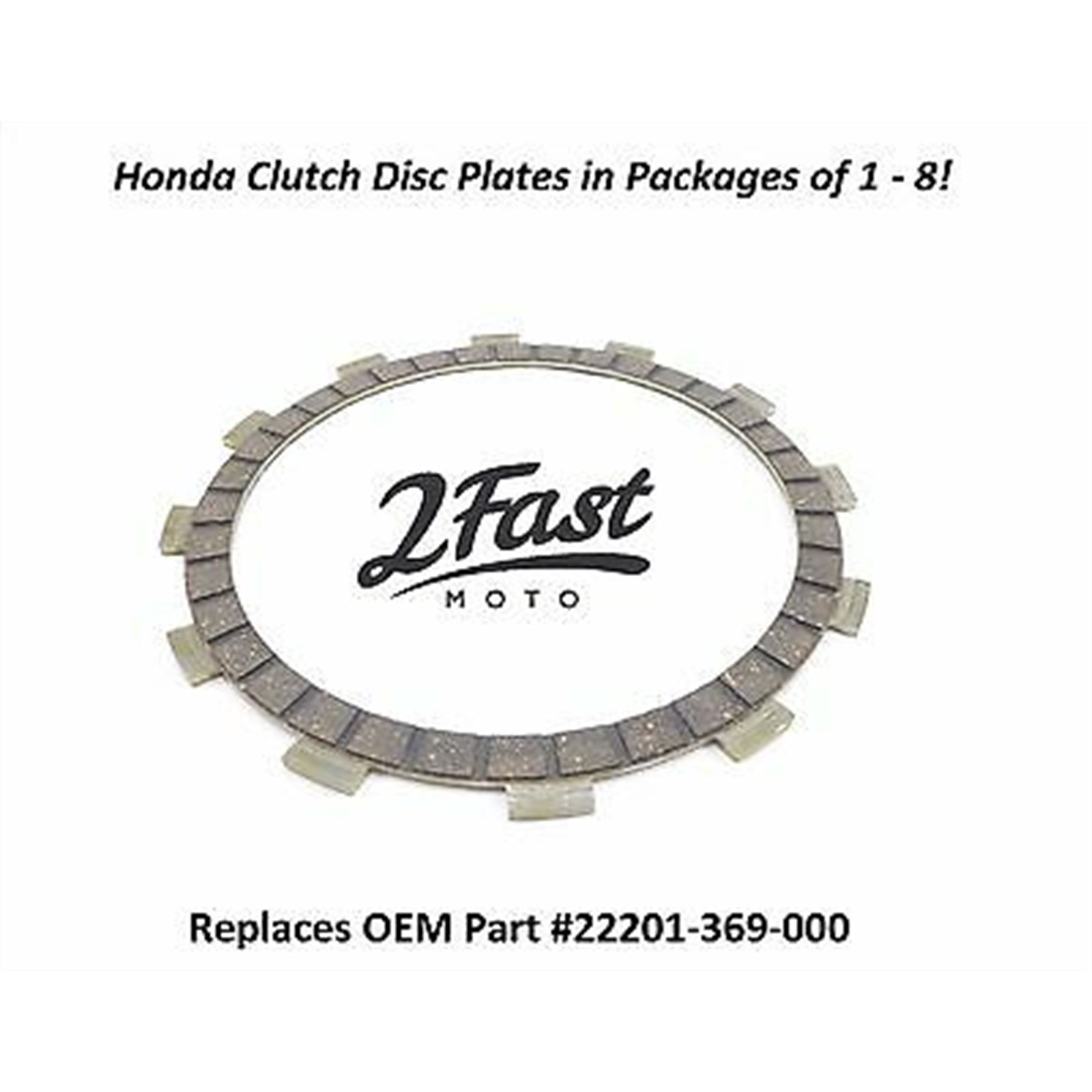 Honda  Steel Clutch Disc Plate 22311-268-000 22311-259-010 Replacement 2FastMoto 