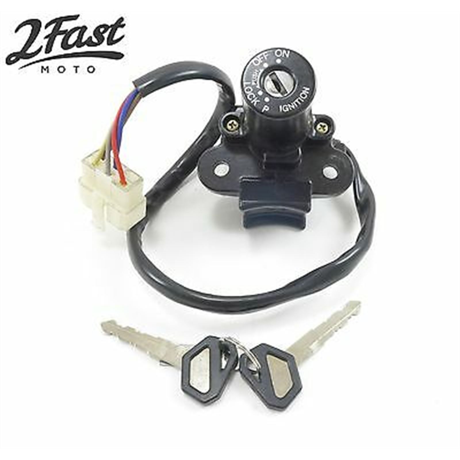 2FastMoto Ignition Switch with 2 Keys Fits Kawasaki ZX9R '94
