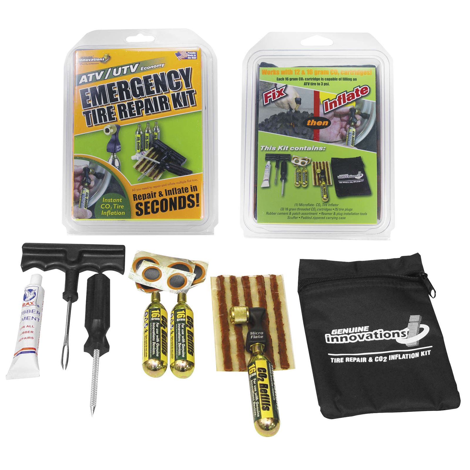 Innovations Economy Tire Repair & Inflation Kit