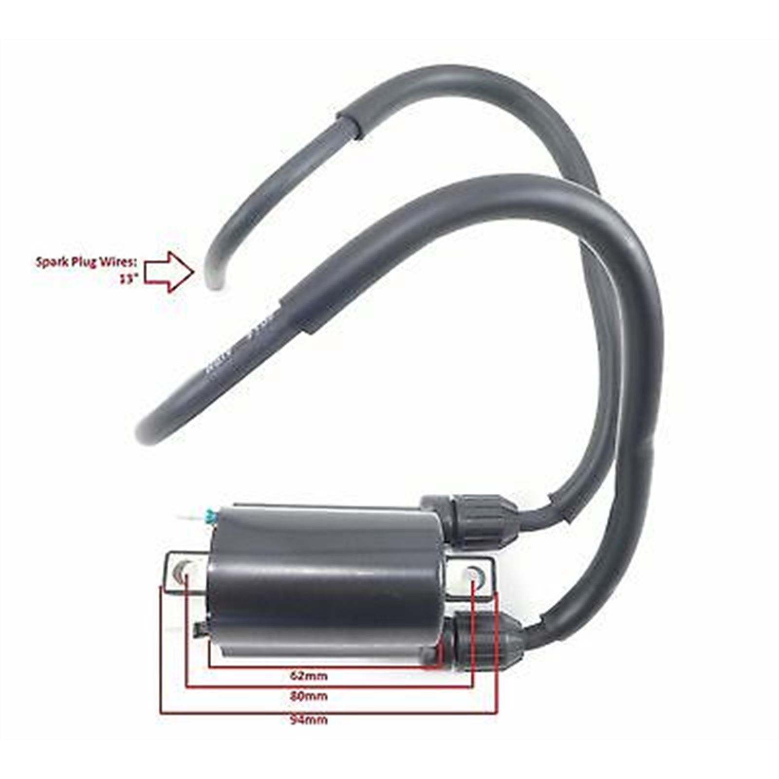 2FastMoto 12 Volt Ignition Coil Dual Feed - Kawasaki ZXR750