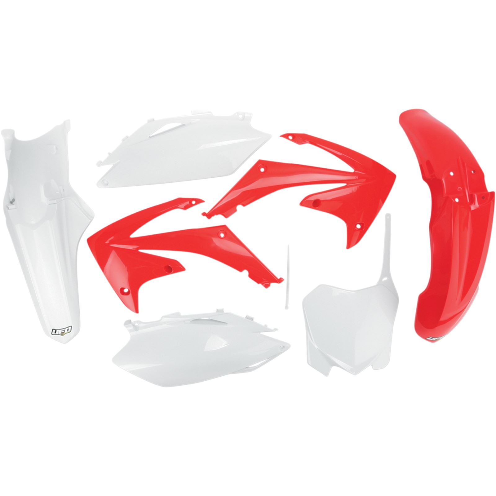 UFO Plastics Replacement Body Kit - OE Red/White - '10 CRF250R/'09-'10 CRF450R