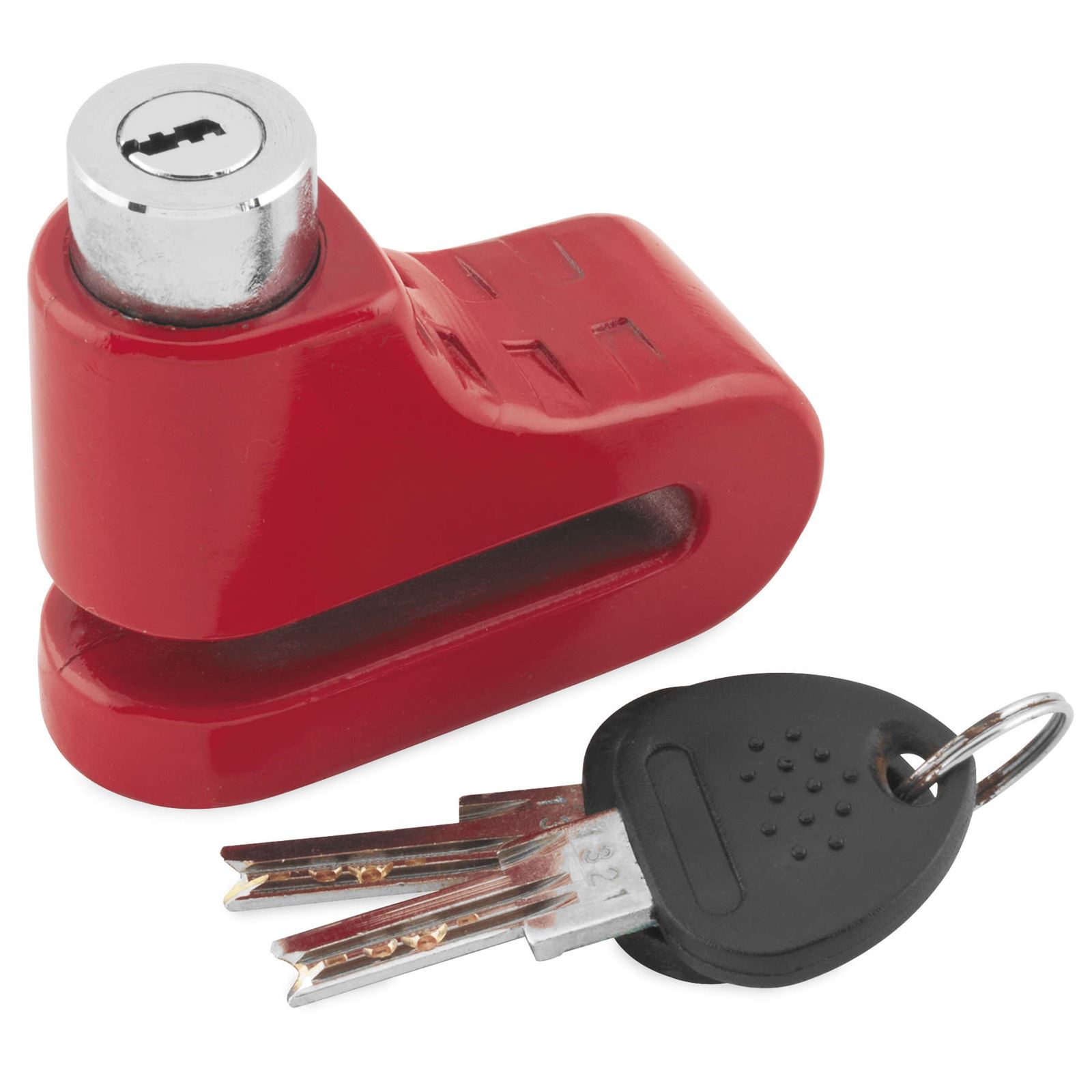 Bully Locks 5.5mm Disc Lock Red Motorcycle, ATV / UTV & Powersports