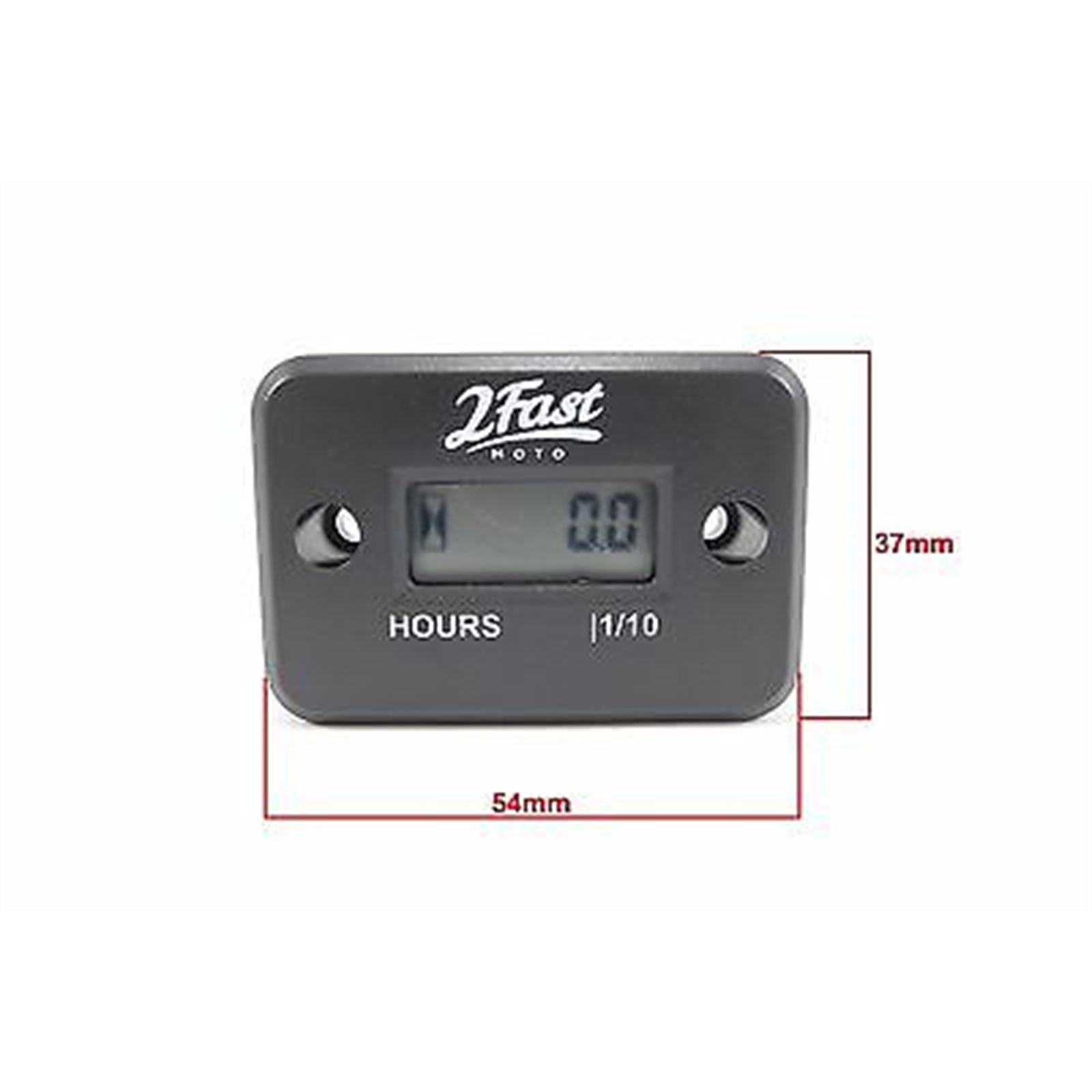 2FastMoto Hour Meter with Bracket Cruiser Chopper Harley Davidson