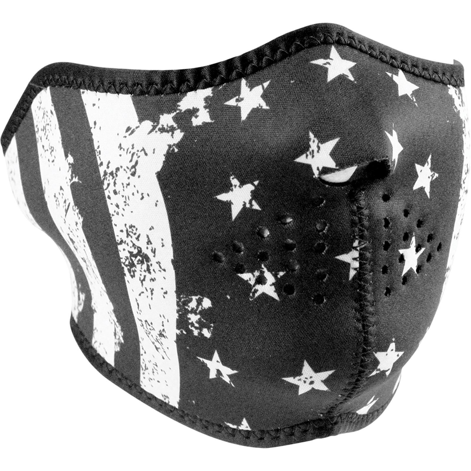 ZanHeadgear WNFM408H Neoprene Half Face Mask Patriot Vintagfe Design Half  Face Mask