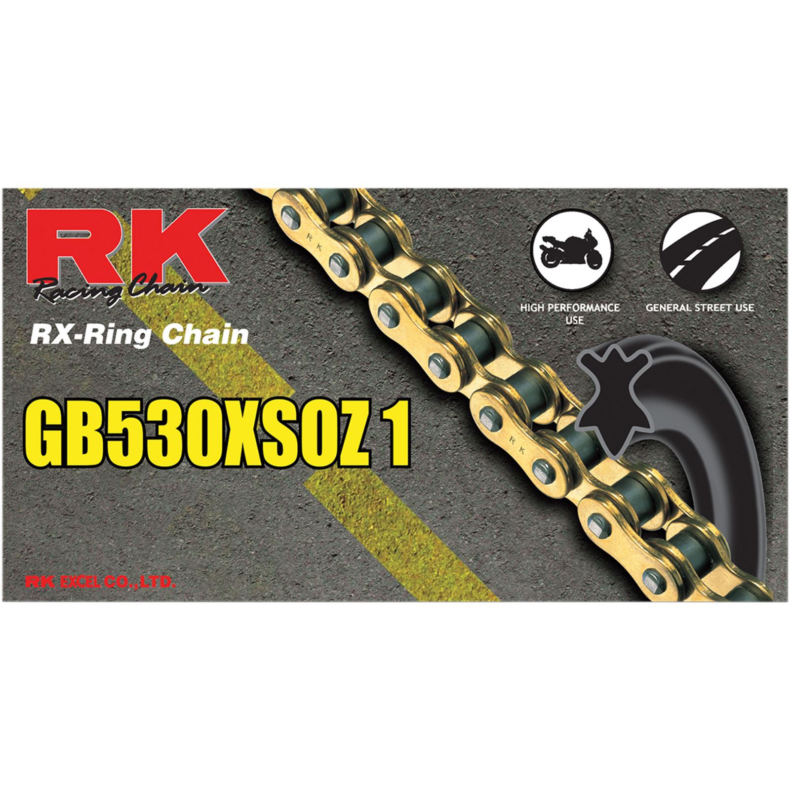 RK Excel 530 XSOZ1 - Chain - 118 Links