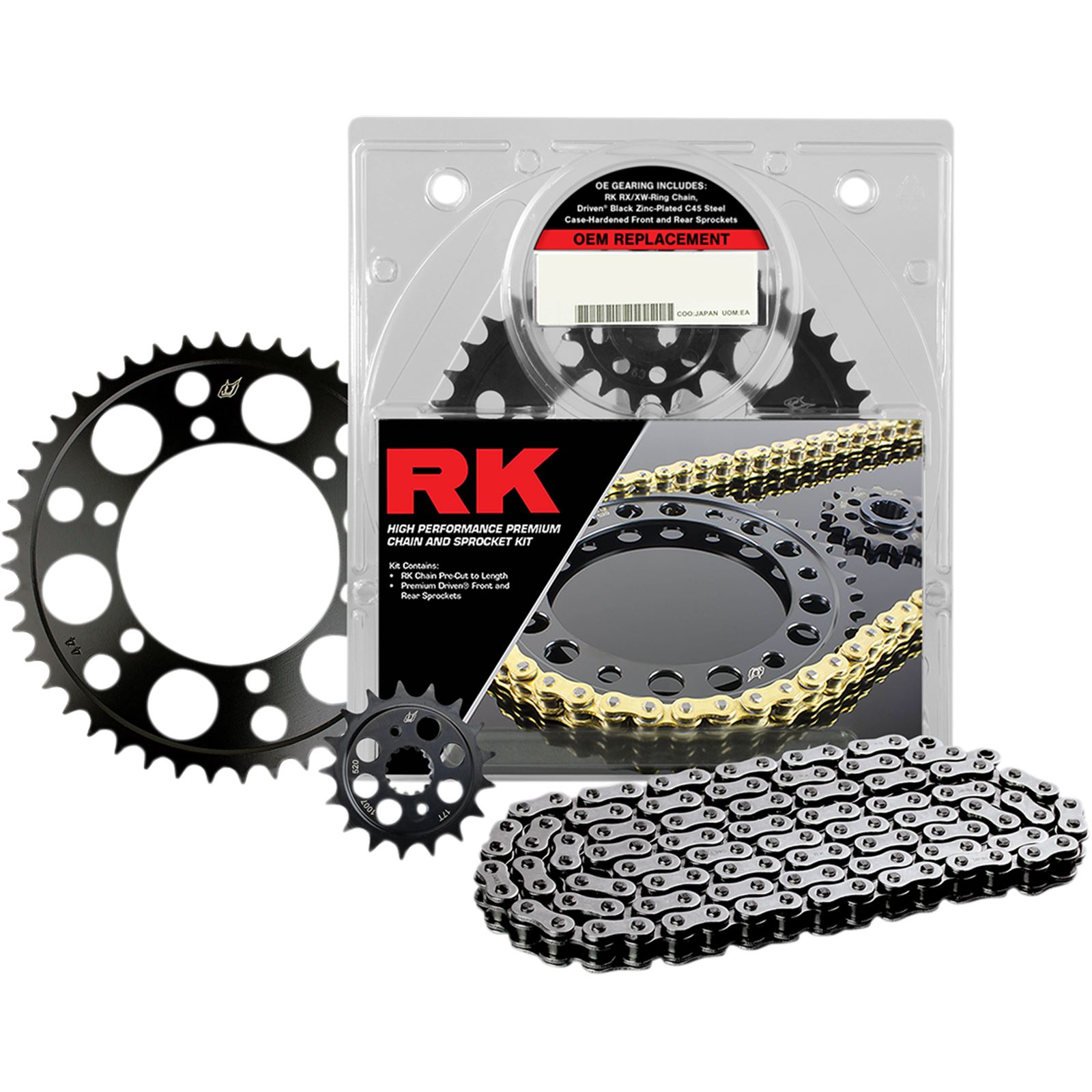 RK Excel OEM Chain Kit - Yamaha - FZ-07 '15-'16