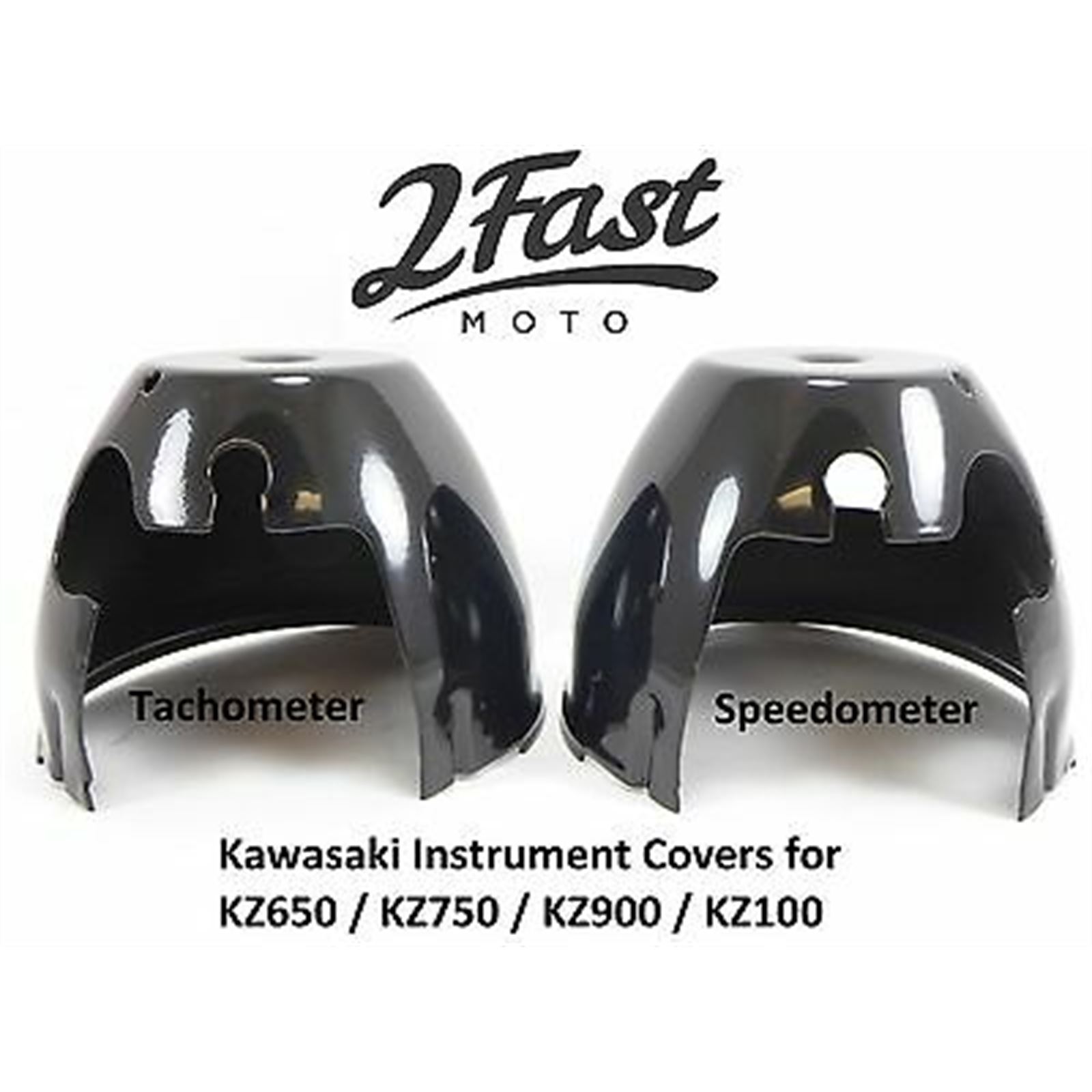 2FastMoto Speedometer/Tachometer Instrument Lower Base Cover Black - Kawasaki KZ 750, 900 Z1 - Motorcycle, ATV / UTV & Powersports Parts | The Best Motorcycle, ATV & Snow Gear, Accessories and More
