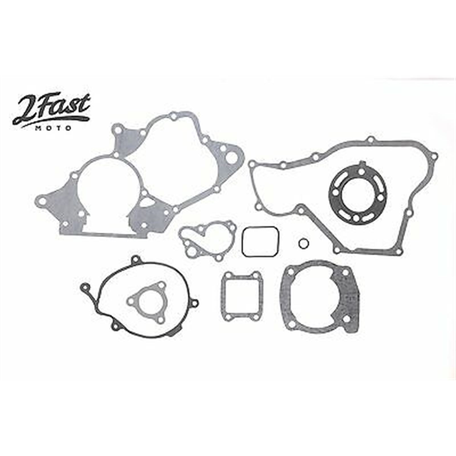 2FastMoto Complete Engine Rebuild Gasket Kit for Honda CR80R, CR80RB 92-02