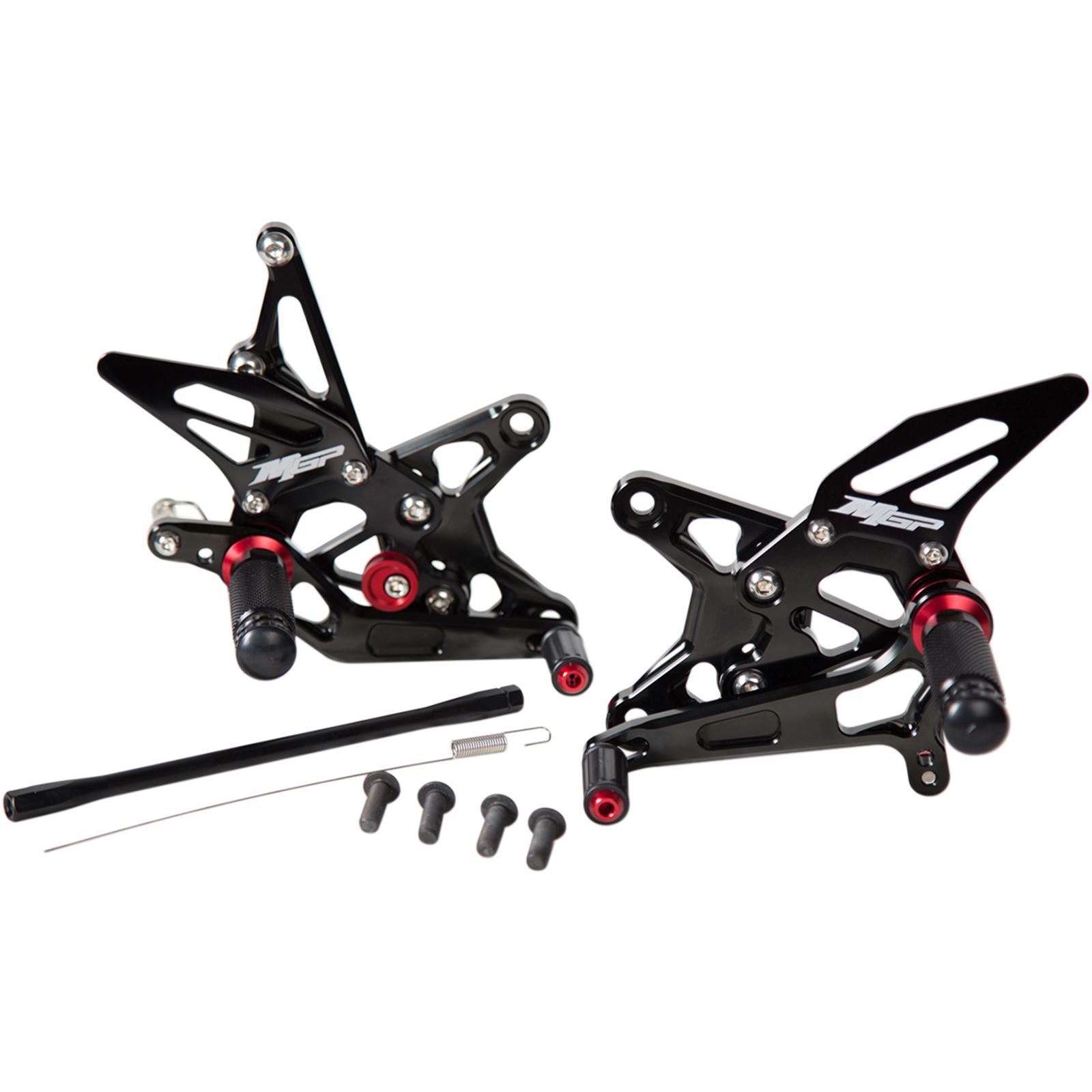Hotbodies MGP Rearset - Black - Kawasaki is at Motomentum at