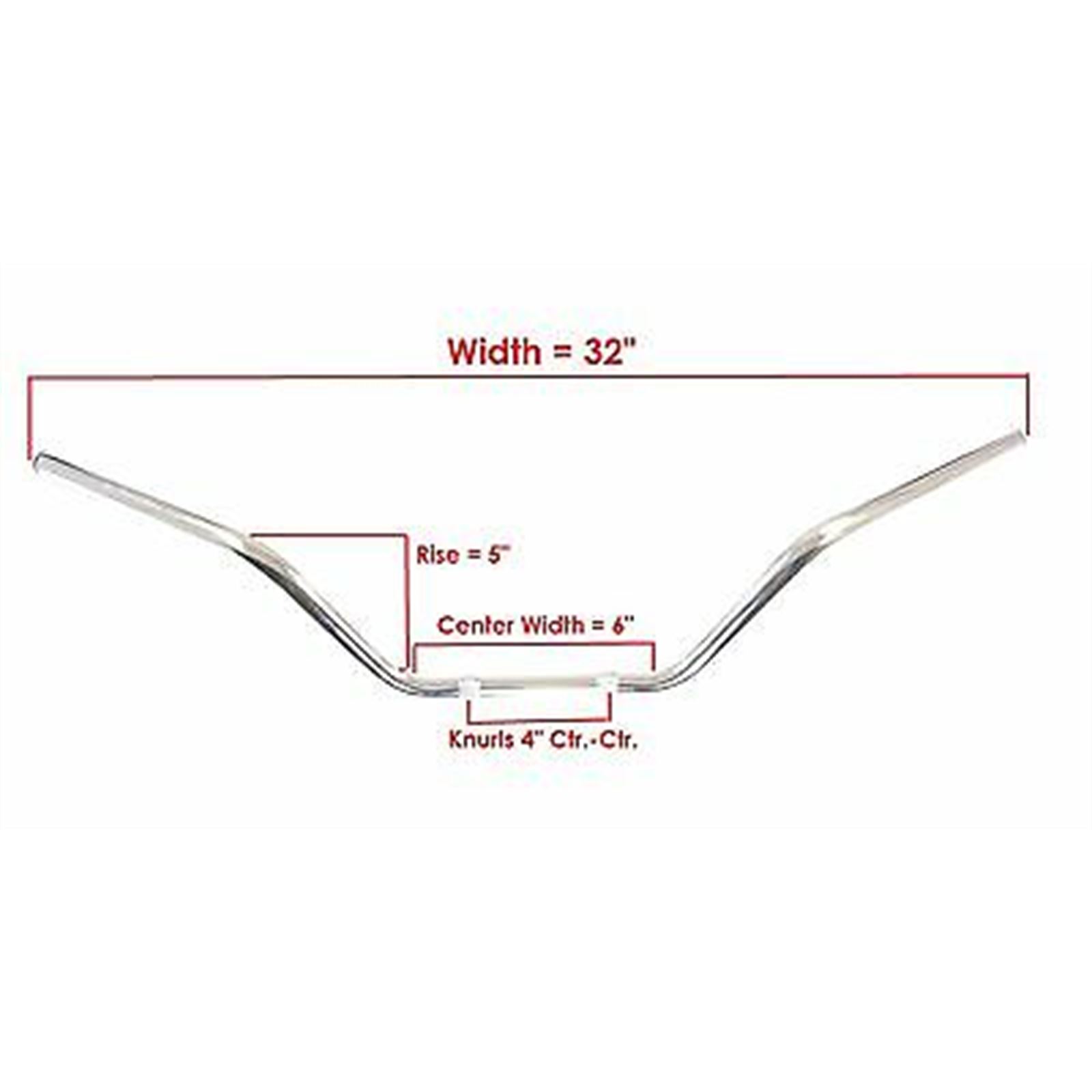 2FastMoto 7/8" Chrome Handlebar Honda CB750K, CB750 1969 71