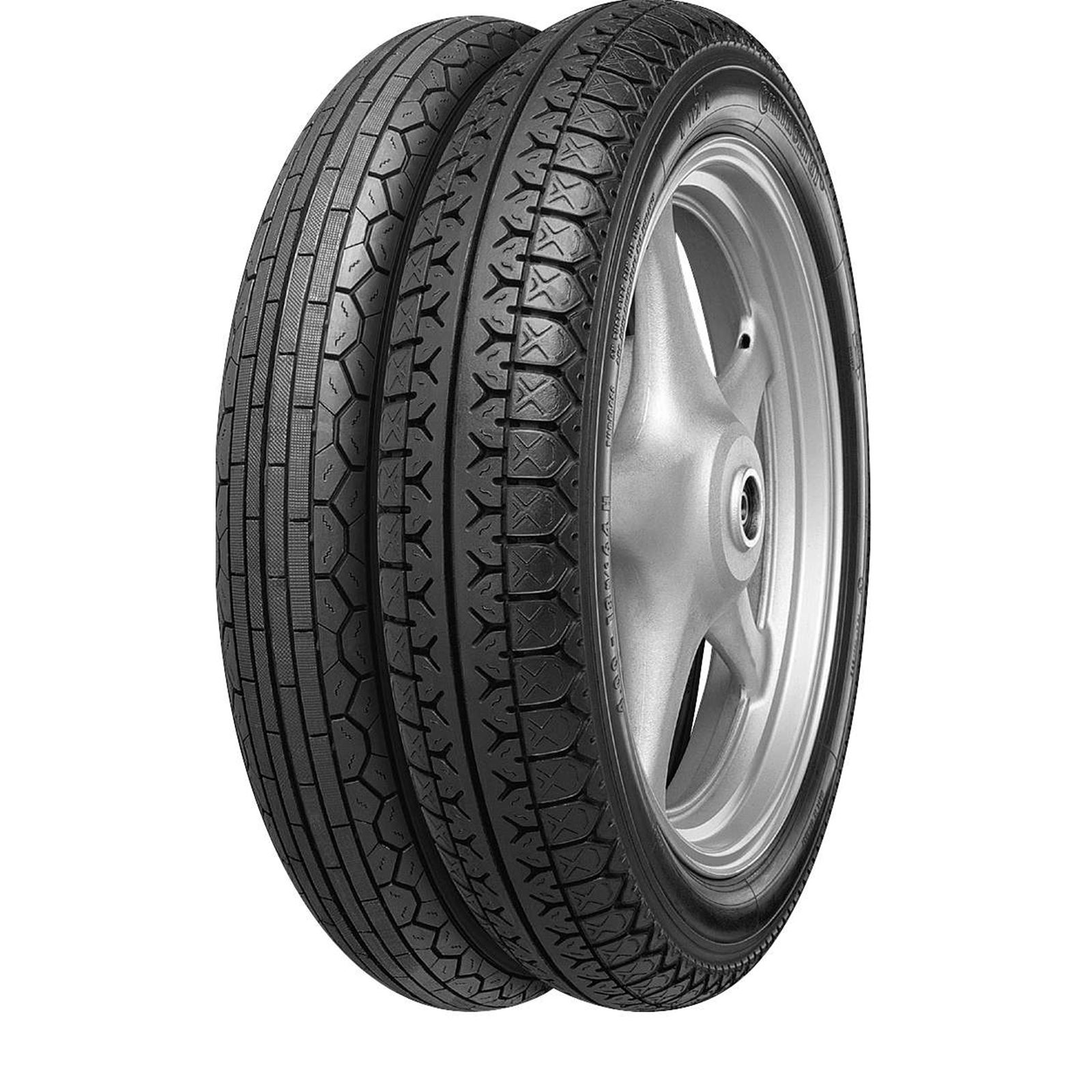Continental Tire Twins RB2/K112 Classic Tire Twin RB2, 3.25-19, Bias, Front, 54H