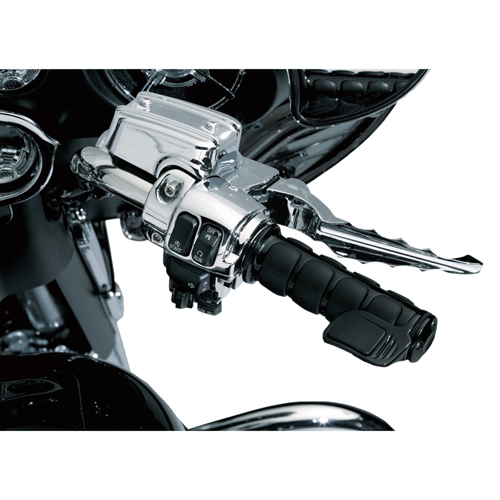 Kuryakyn Black ISO®-Grips for Throttle-by-Wire