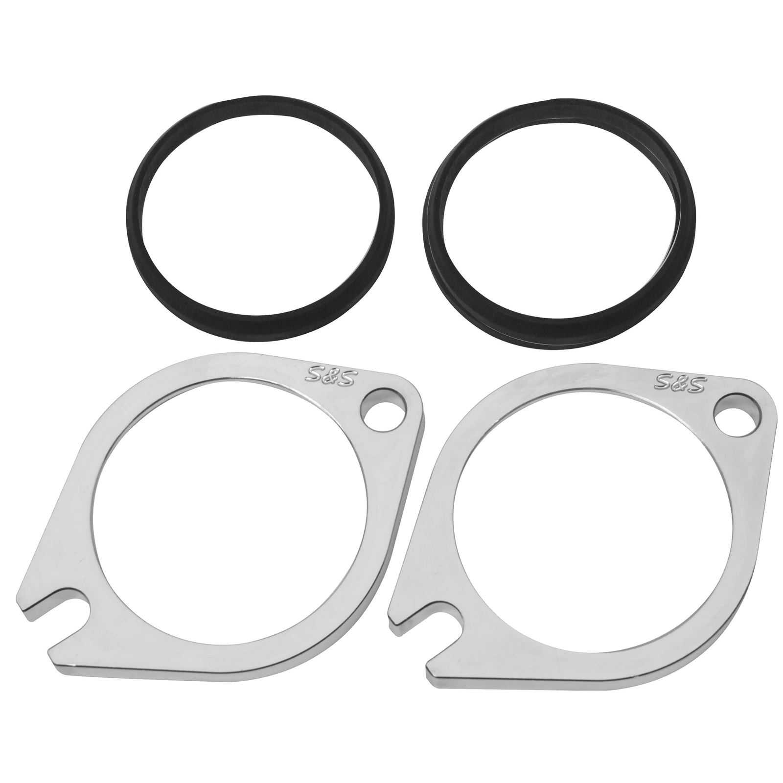 S&S Cycle Stealth Air Cleaner Kit Intake Flange Set 06-17 Big Twin