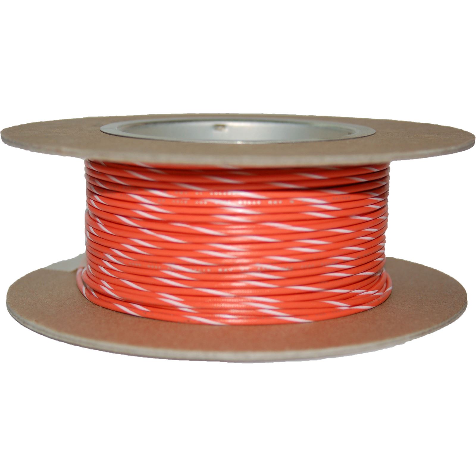 ジェネラル100%of  Namz 100' Wire Spool - 18 Gauge - Orange/White is at