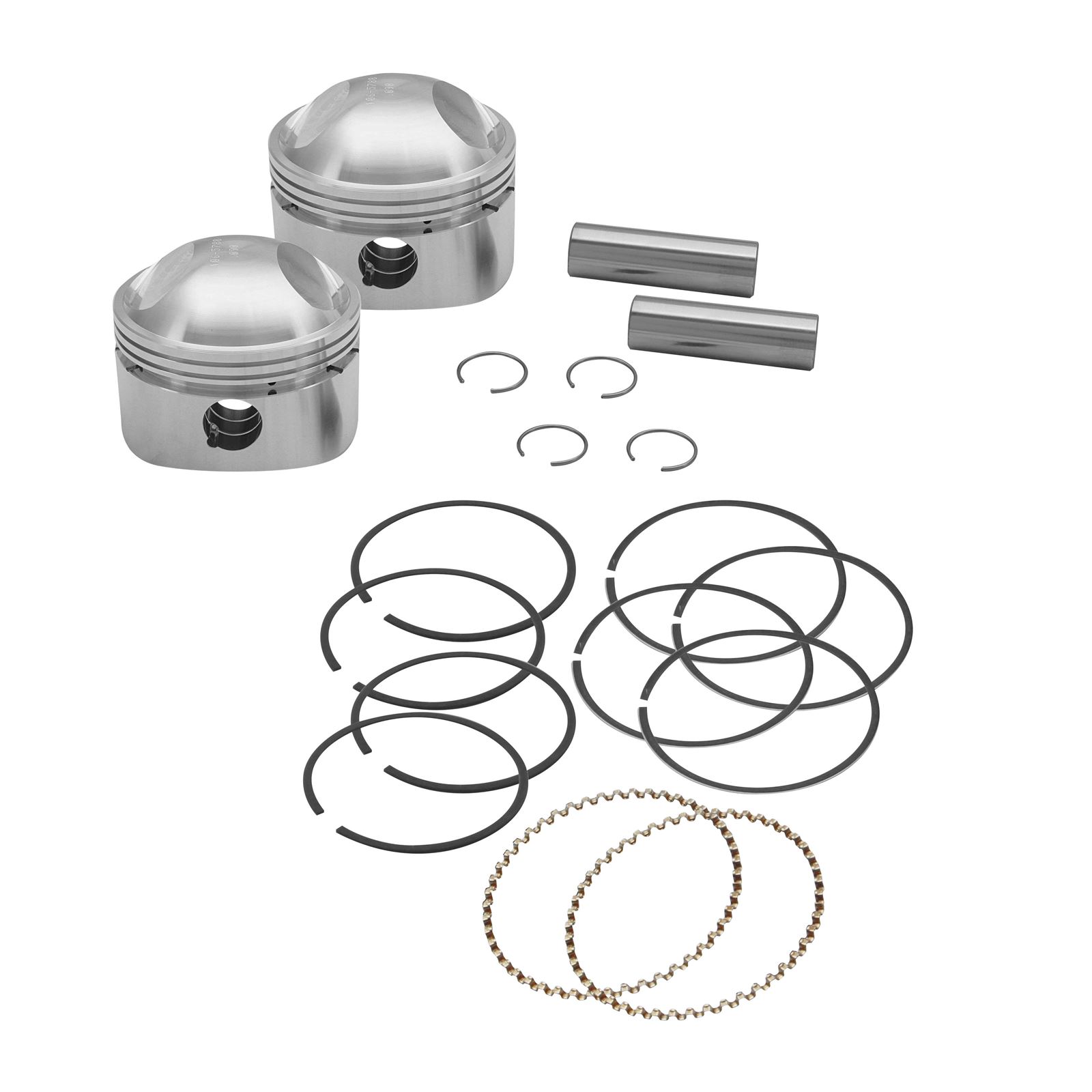 S&S Cycle Forged Stroker Piston Set 36-84 Big Twin
