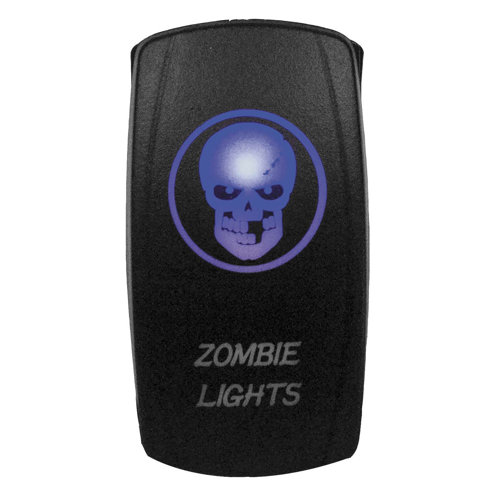 Dragonfire Racing Laser-Etched Dual LED Switches Zombie Lights on/off - Blue