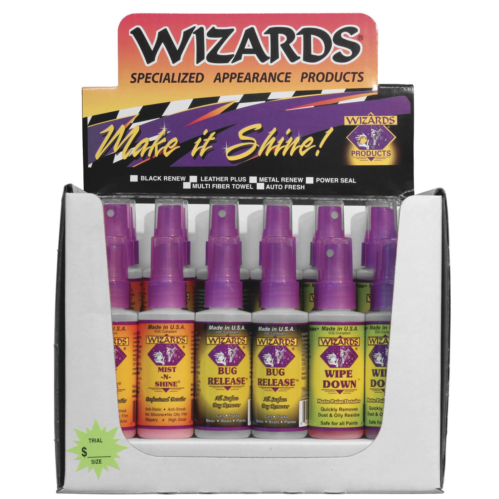 Wizards Bike Counter Display 24 Pack