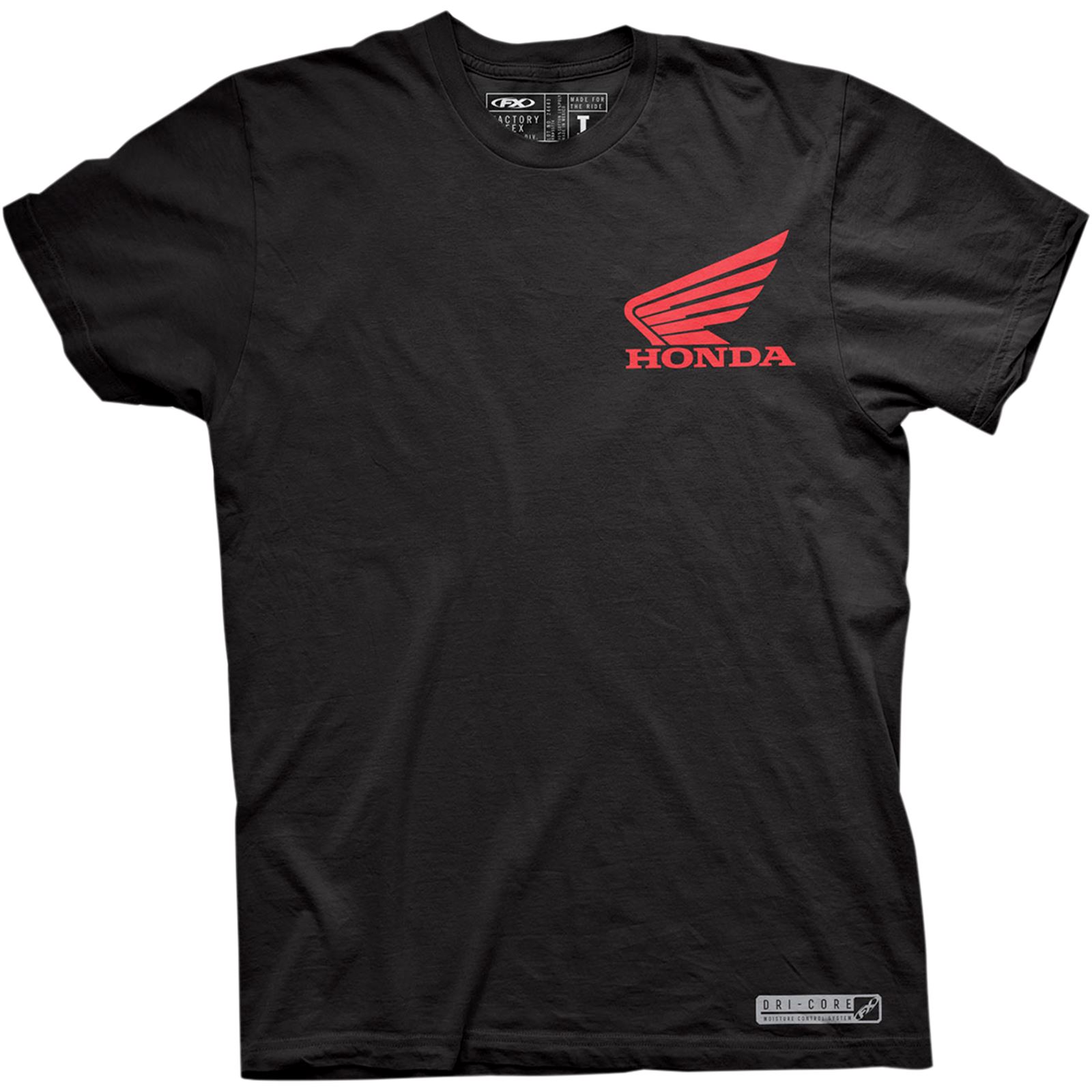 Factory Effex Honda Performance T-Shirt - Black - Medium
