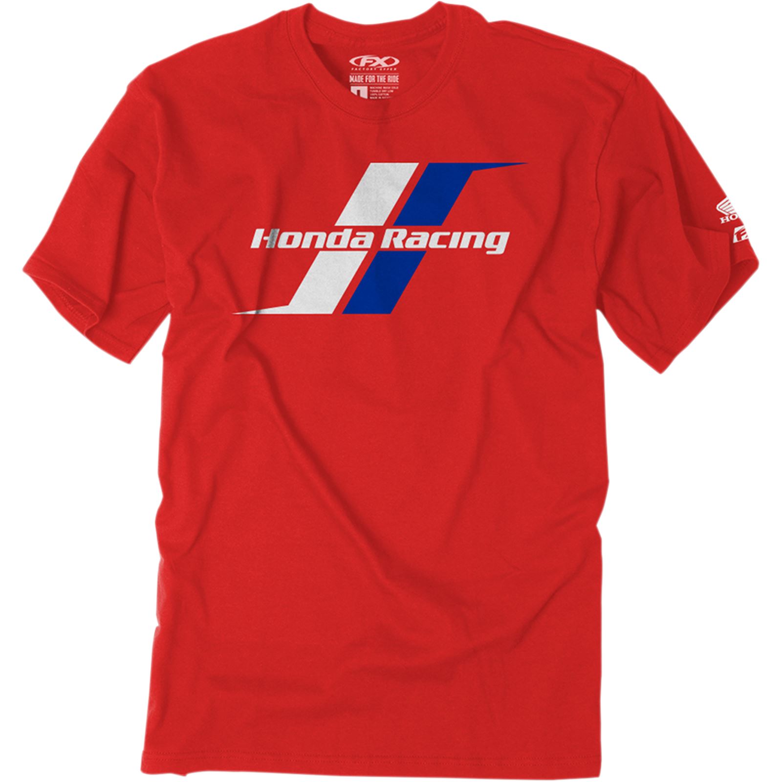 Factory Effex Honda Stripes T-Shirt - Red - XL