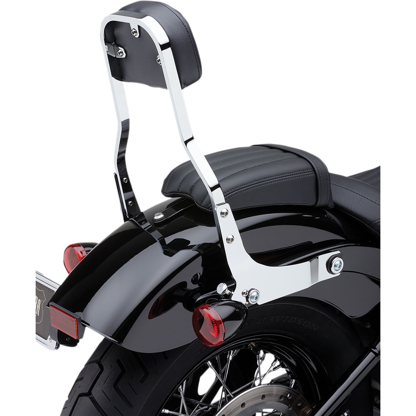 Cobra Backrest Kit - 14" - Chrome - FLHC/S