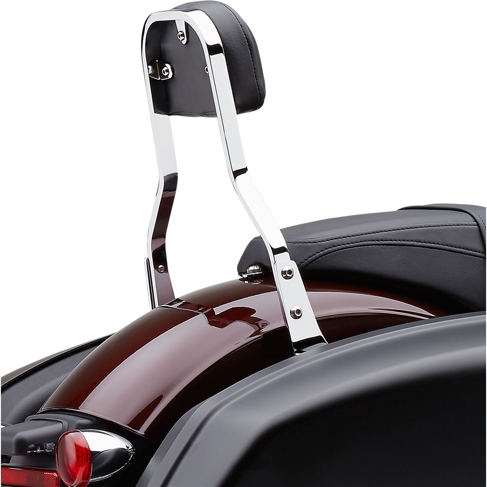 Cobra Backrest Kit - 14" - Chrome - FLSB