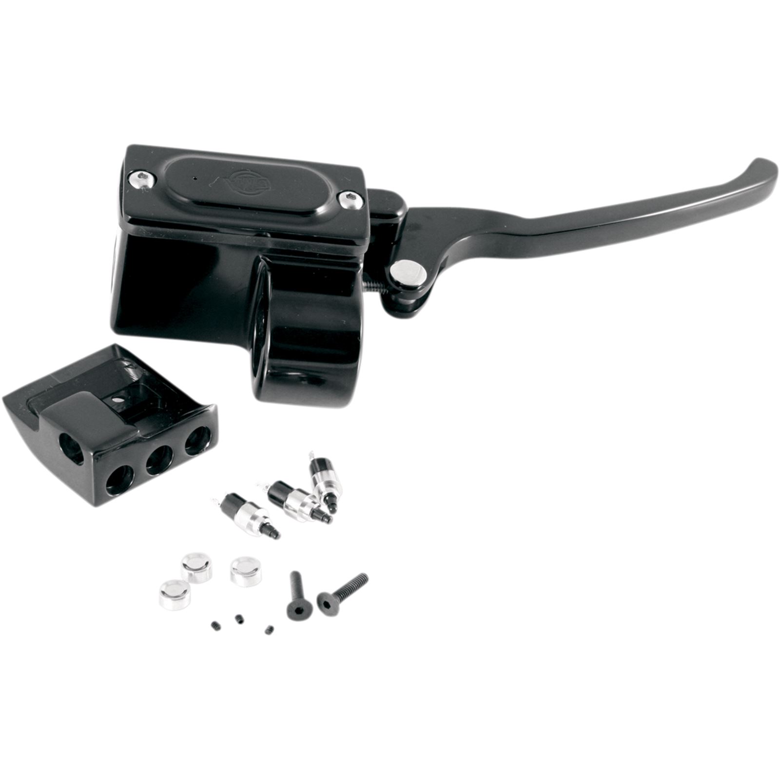 GMA Engineering Black 5/8" Master Cylinder Assembly with  Switch