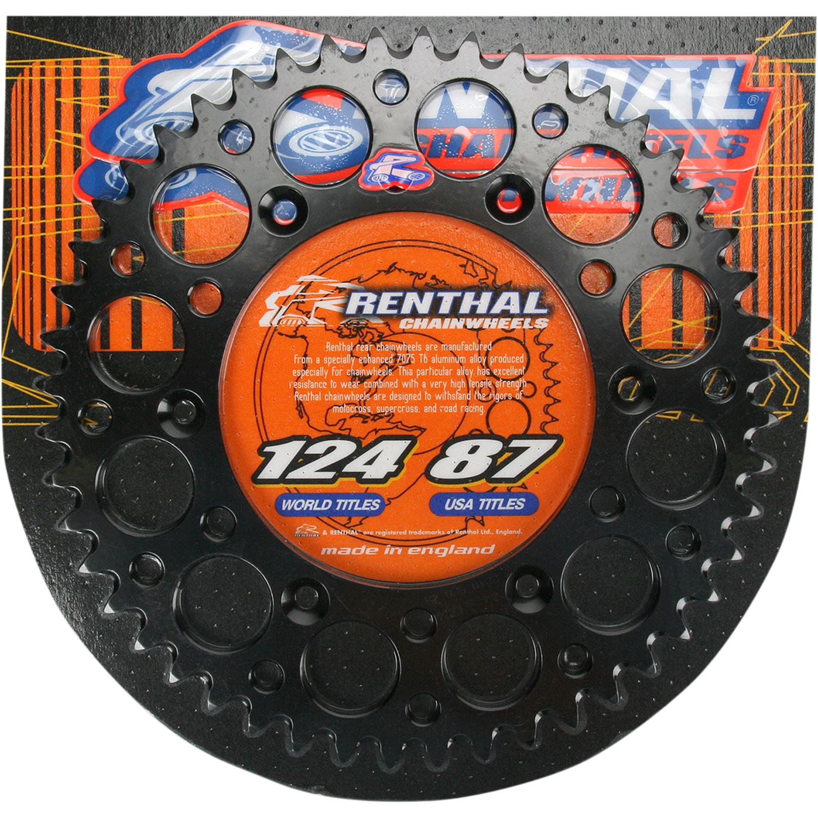Renthal Sprocket - KTM - Black - 50-Tooth is at Motomentum at a