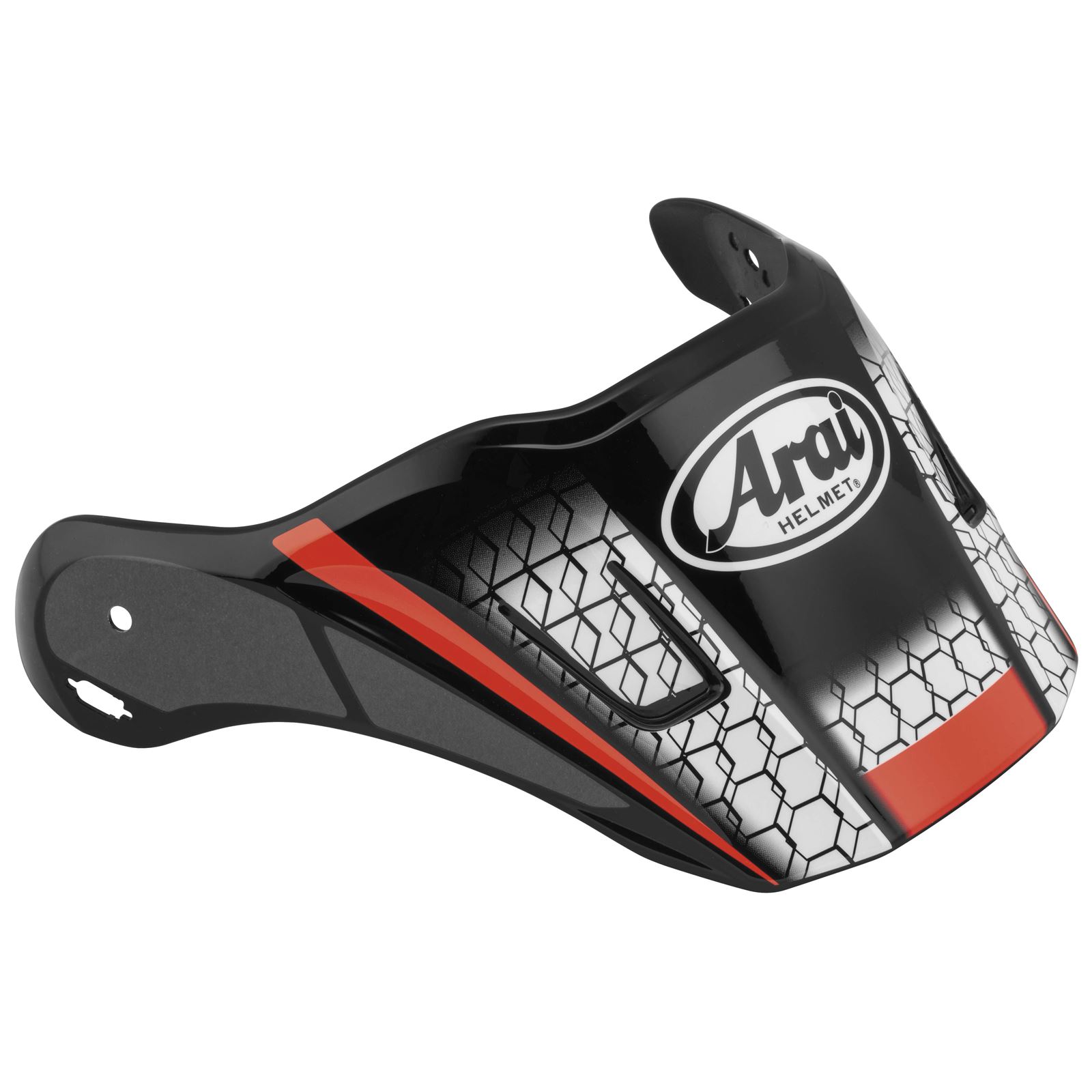 Arai XD4 Replacement Parts Visor Dual Sports Motorcycle Helmet Accessories - Mesh Red/One Size