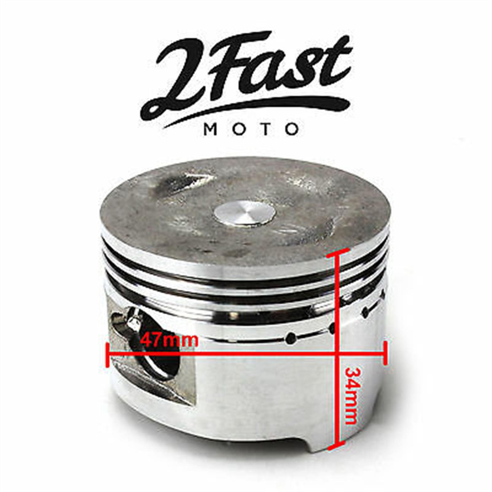 Aazon.co: BSHWKP 47 Piston &ap; Piston Rings Kit Fits 80cc Otorised Bicycle Otorized Bike