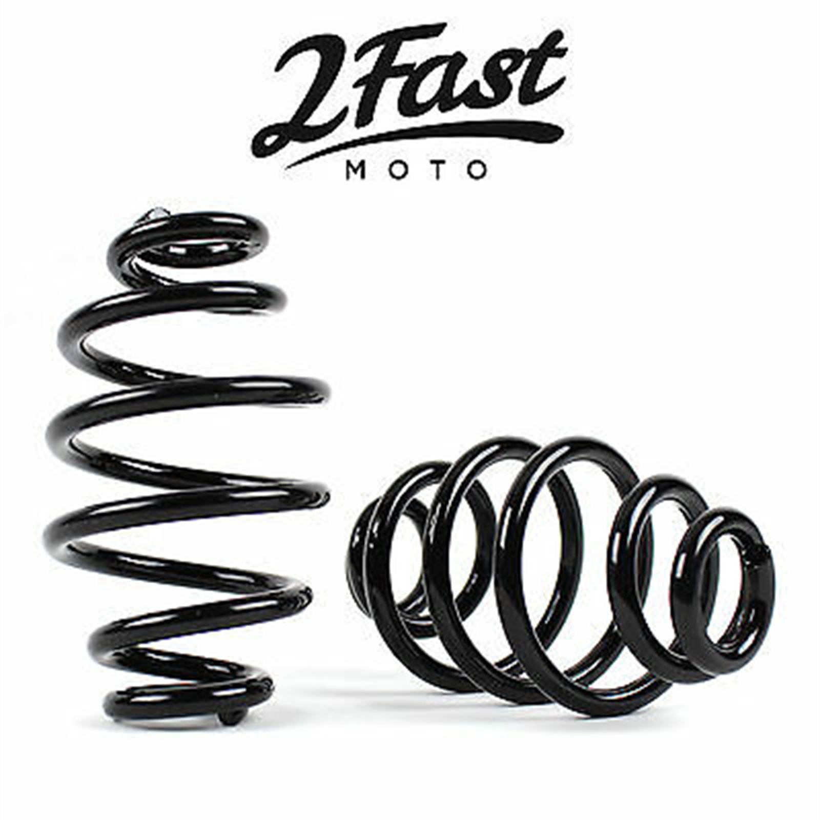 2FastMoto 4" Black Tapered Motorcycle Seat Springs 