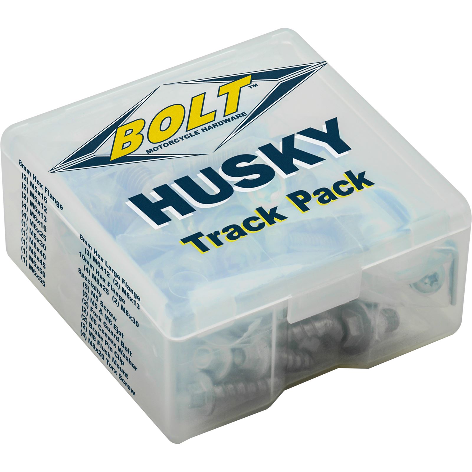 Bolt MC Hardware Euro Style Track Pack - Husqvarna