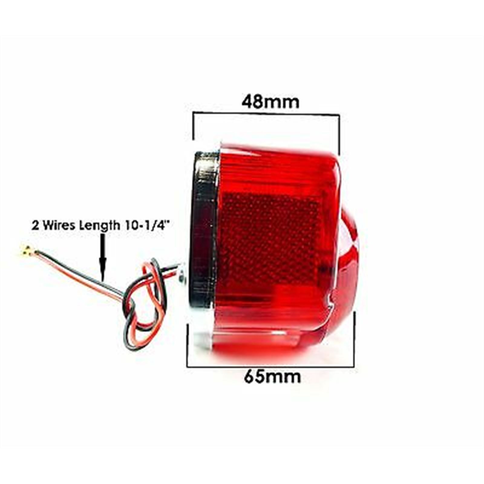 A-1065 INDIAN TAIL LIGHT BLACKOUT 6 VOLT C-B