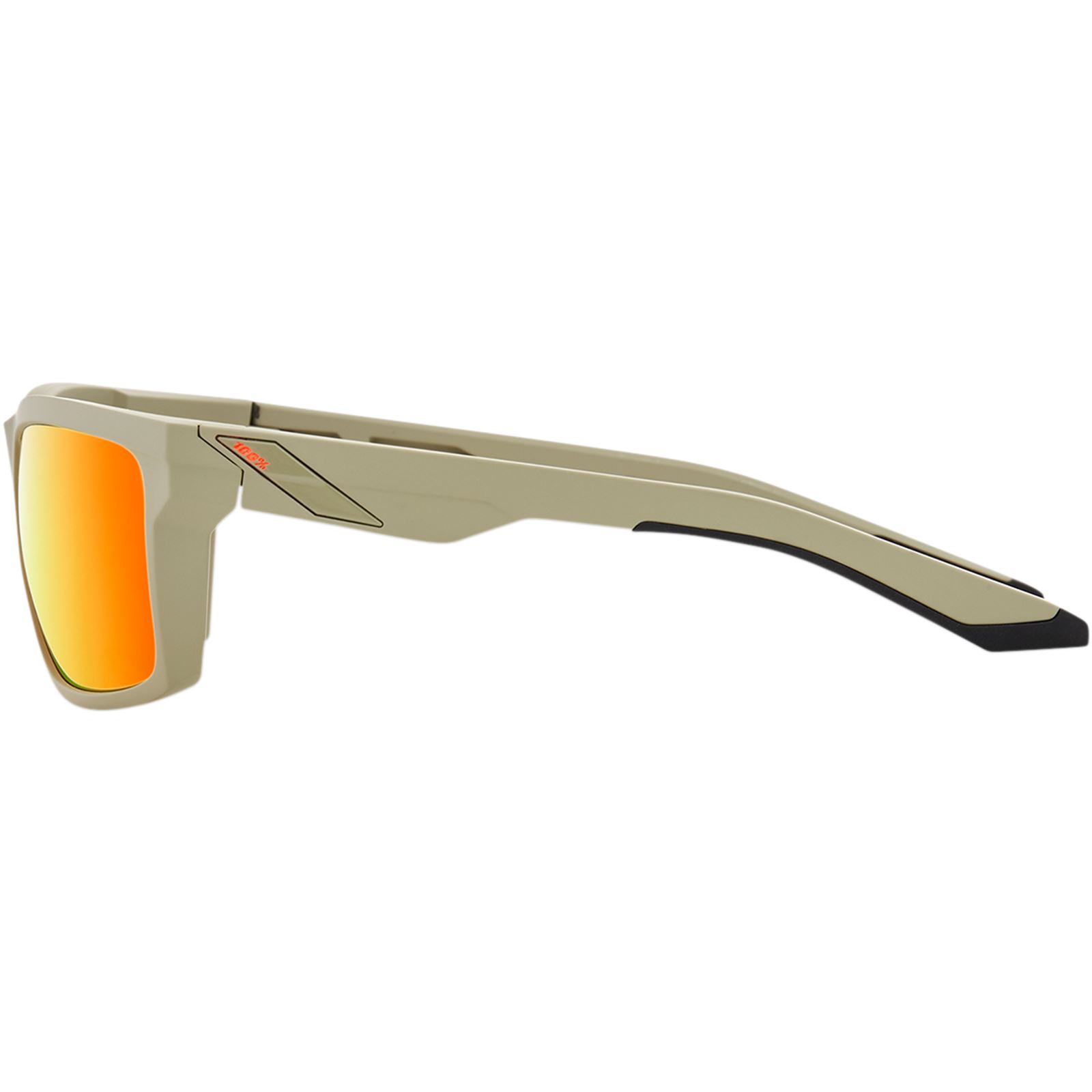 100% Daze Sunglasses - Quicksand - Red Mirror