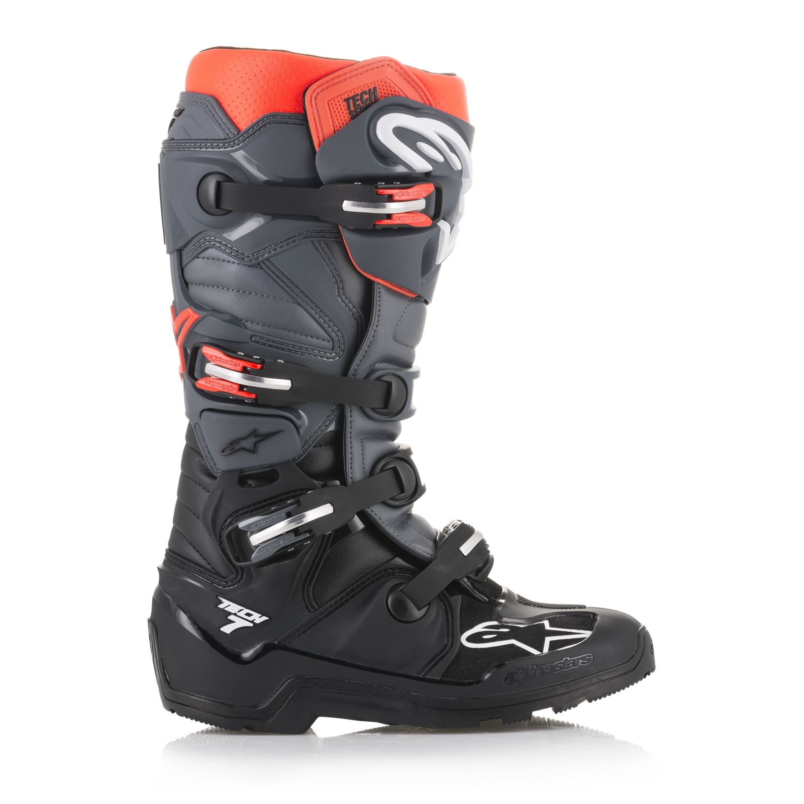 Alpinestars Tech 7 Enduro Boots Black/Grey/Red