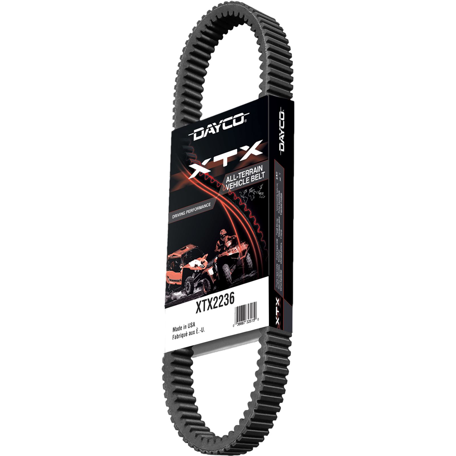 Dayco XTX Drive Belt - Motorcycle, ATV / UTV & Powersports Parts