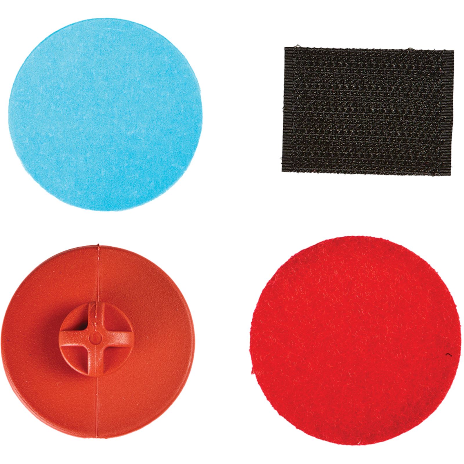Quick Strap Stick-On Button Kit Red