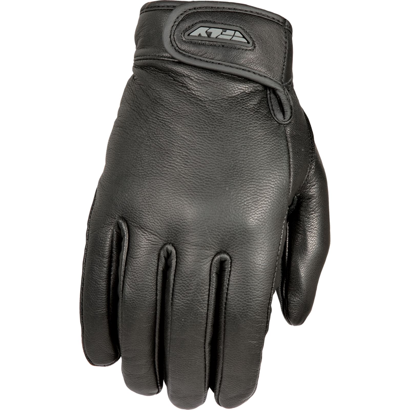 Fly Racing Rumble Leather Solid Gloves